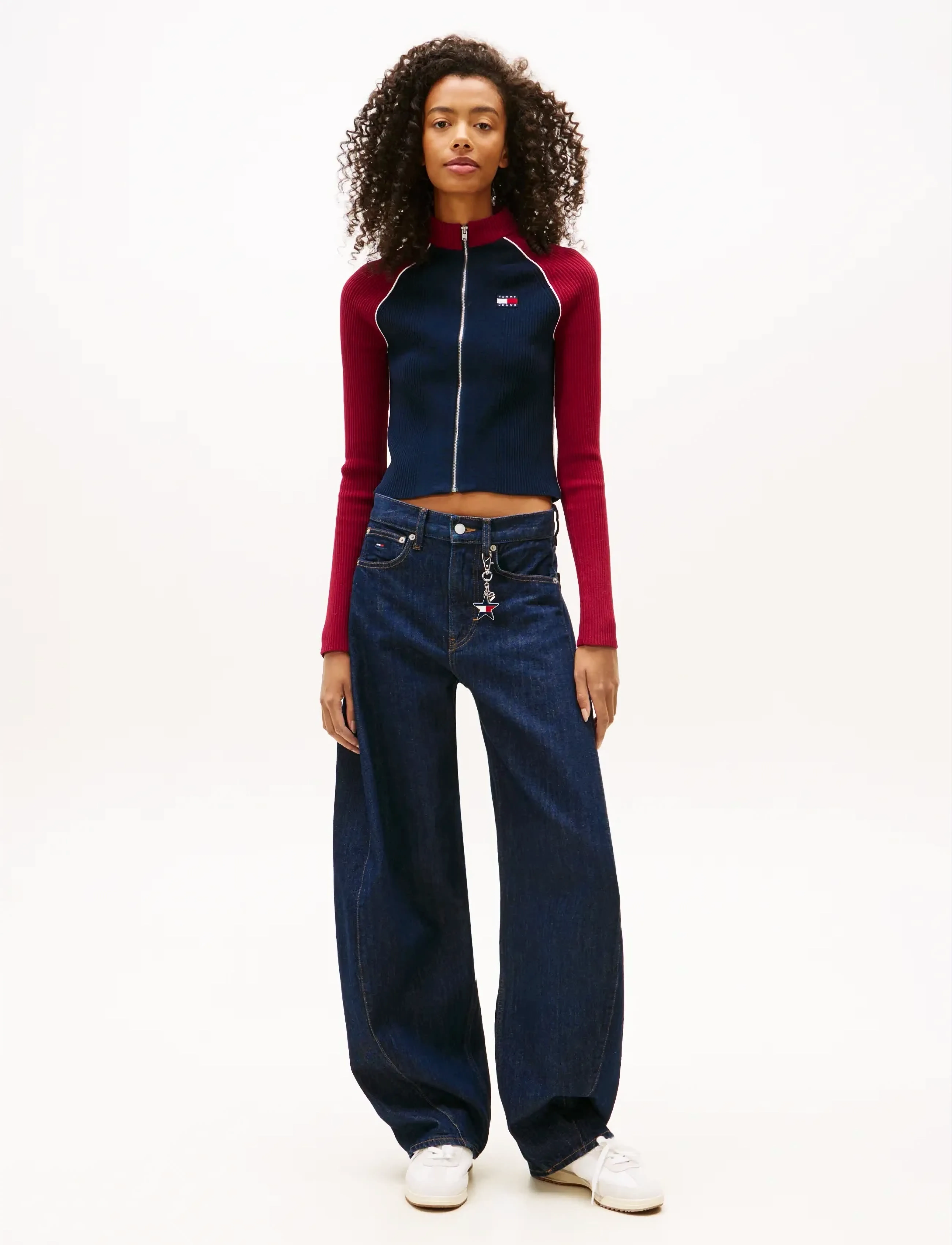 Tjw Colorblock Zip Thru Cardigan 3