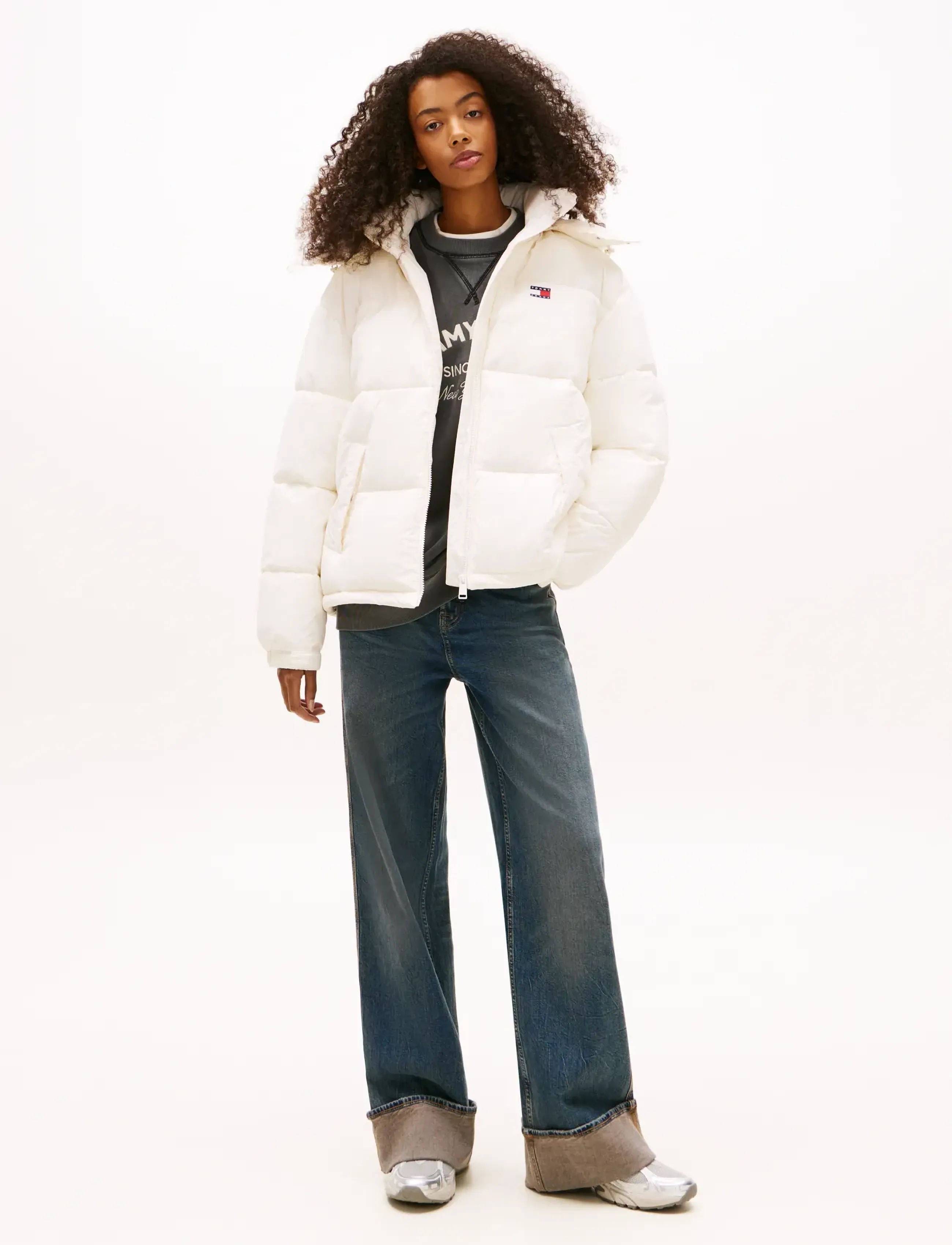 Tjw Ovs Hooded Flag Puffer Ext 2