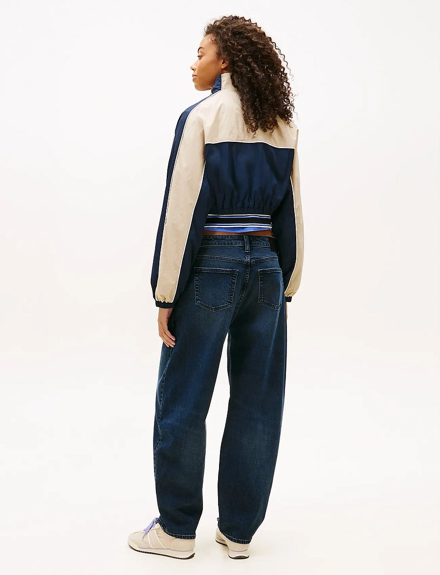 Tommy Jeans - TJW NYLON PIPING JACKET - Õhukesed jakid - dark night navy - 3