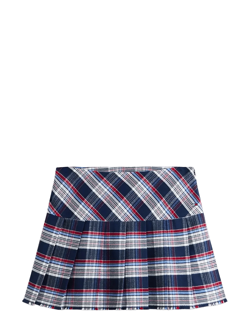 Tommy Jeans - TJW STRUCTURED PLEAT MINI SKIRT - kurze röcke - navy tartan - 1