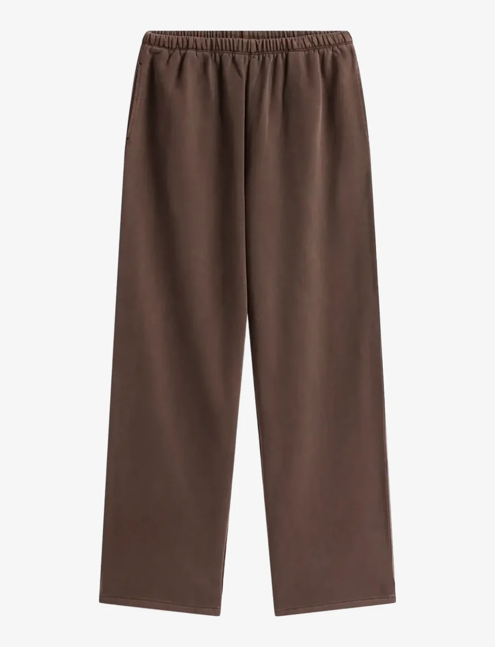 Tommy Jeans - TJW WIDE LEG SWEATPANT - träningsbyxor - black walnut - 1