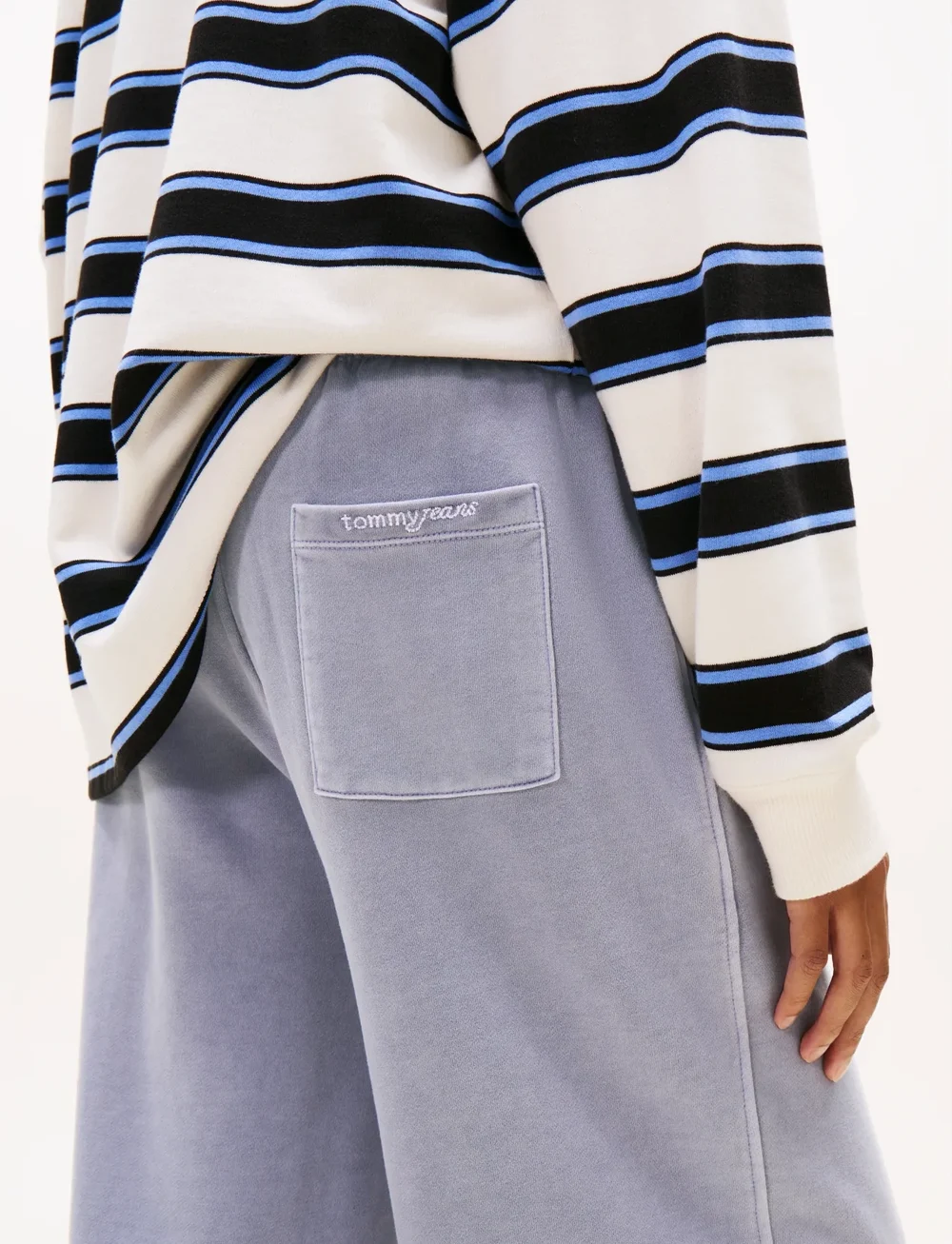 Tommy Jeans - TJW WIDE LEG SWEATPANT - träningsbyxor - periwinkle dusk - 2