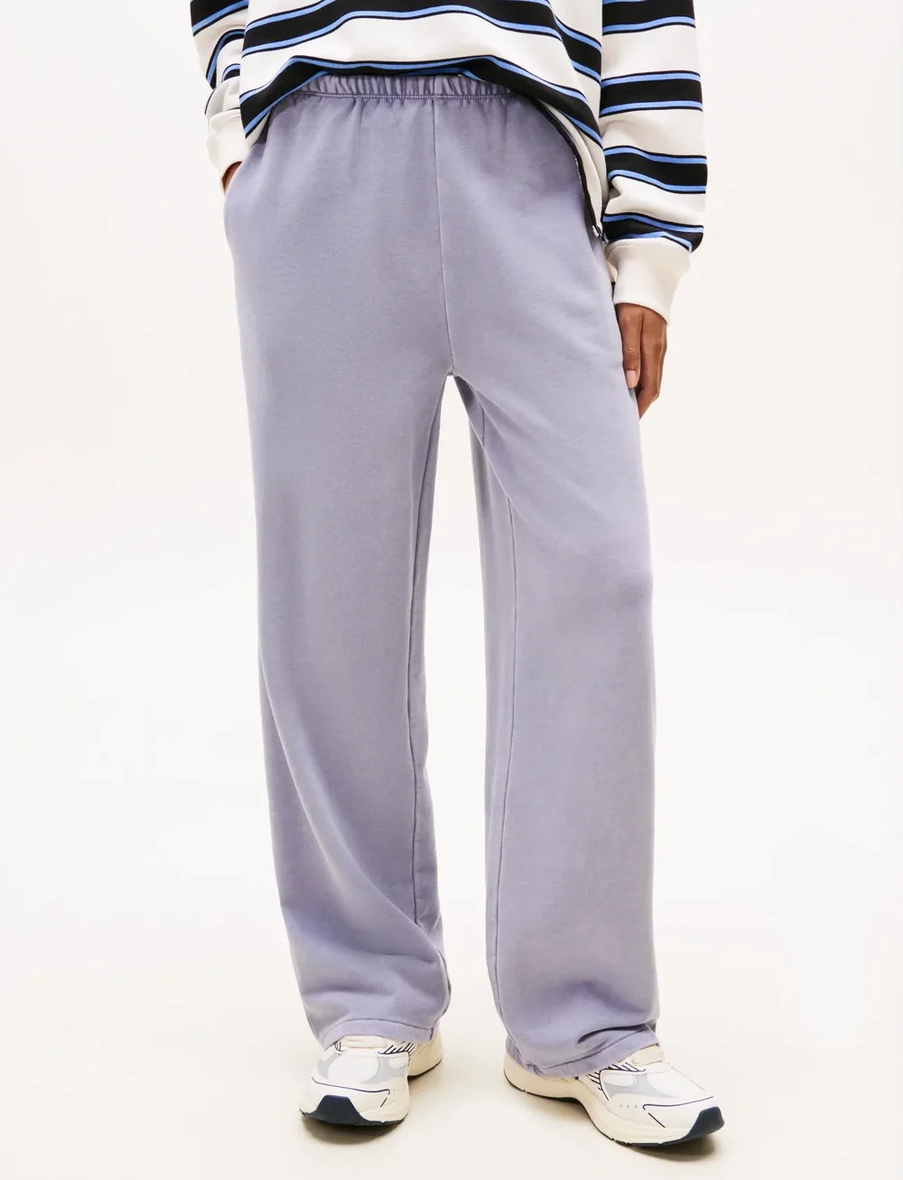 Tommy Jeans - TJW WIDE LEG SWEATPANT - träningsbyxor - periwinkle dusk - 3