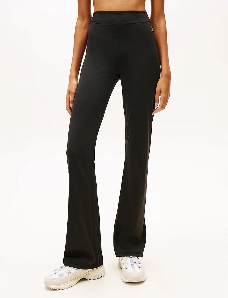 Tommy Jeans - TJW KICK FLARE LEGGINGS - flare bukser - black - 0