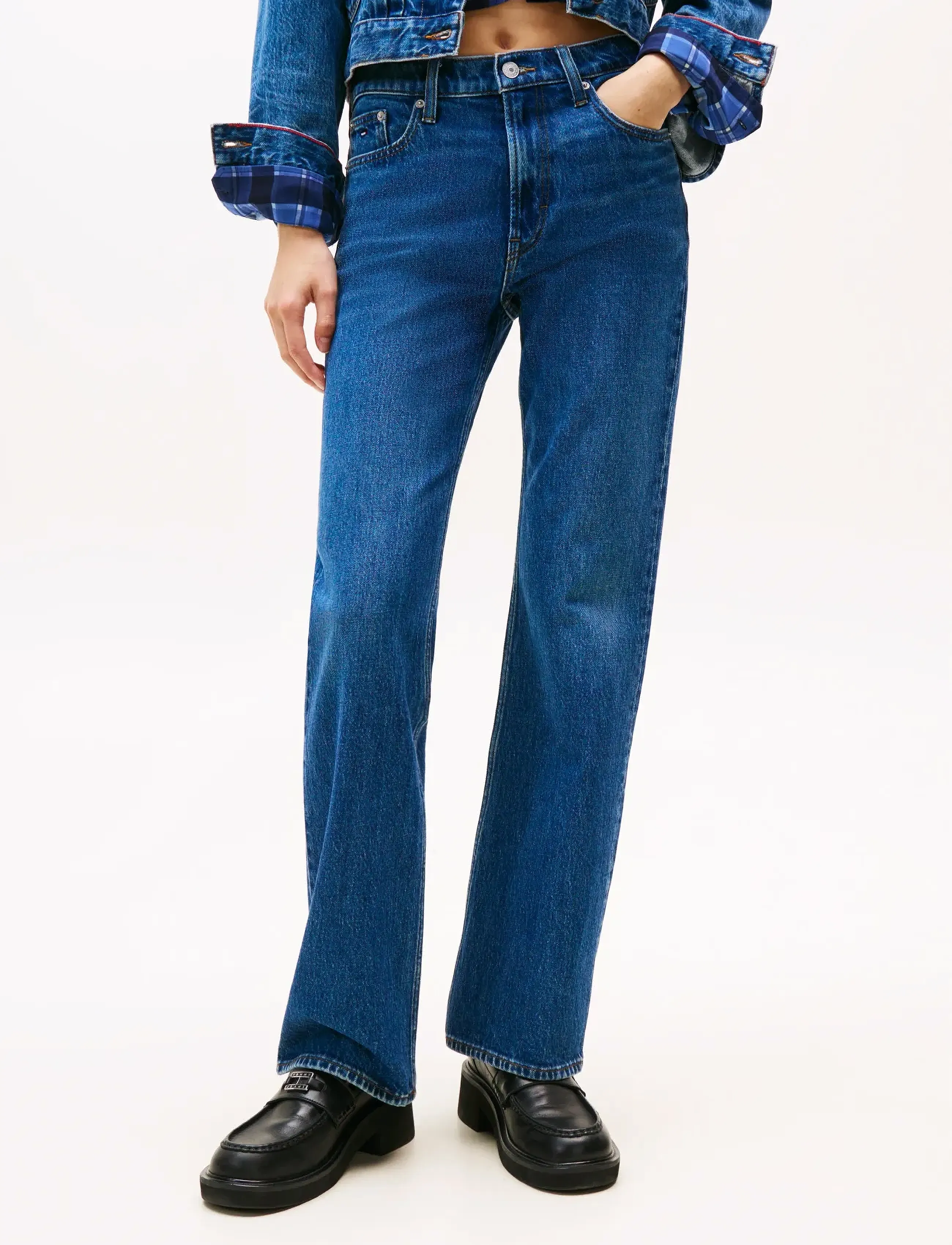 Tommy Jeans - CLEO MID BOOTCUT BI0152 - bootcut jeans - denim dark - 4