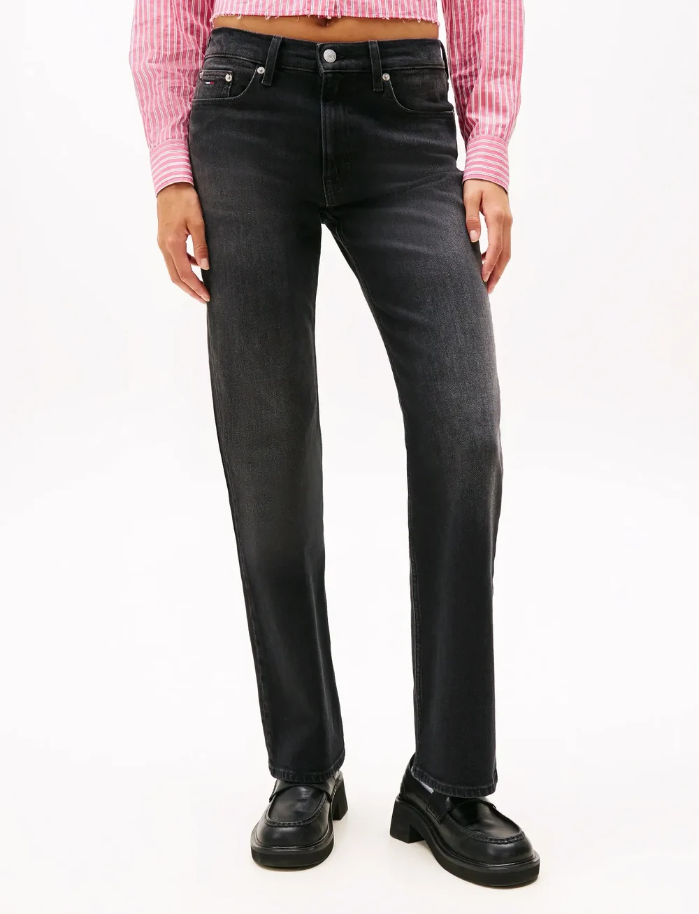 Tommy Jeans - CLEO MID BOOTCUT BI5181 - bootcut jeans - denim black - 4