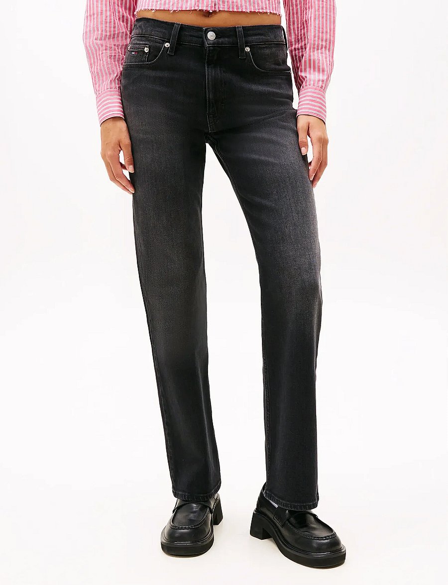 Tommy Jeans - CLEO MID BOOTCUT BI5181 - bootcut jeans - denim black - 4