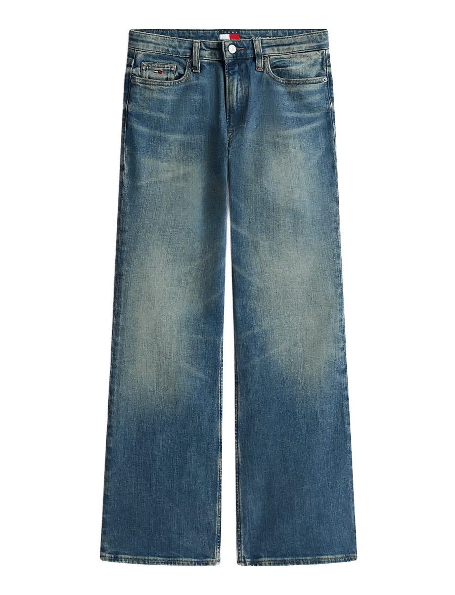 Tommy Jeans - CLEO MID BOOTCUT BI5154 - alt laienevad teksad - denim dark - 1