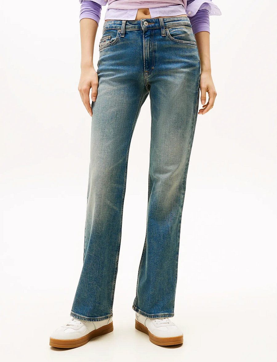 Tommy Jeans - CLEO MID BOOTCUT BI5154 - alt laienevad teksad - denim dark - 0