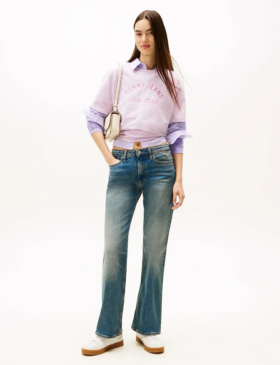 Tommy Jeans - CLEO MID BOOTCUT BI5154 - alt laienevad teksad - denim dark - 2
