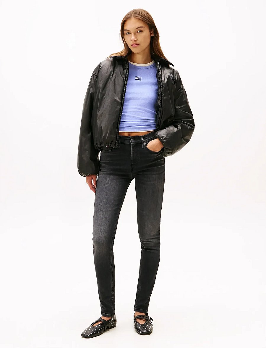 Tommy Jeans - NORA MD SKN DI1286 - jeans skinny - denim black - 0