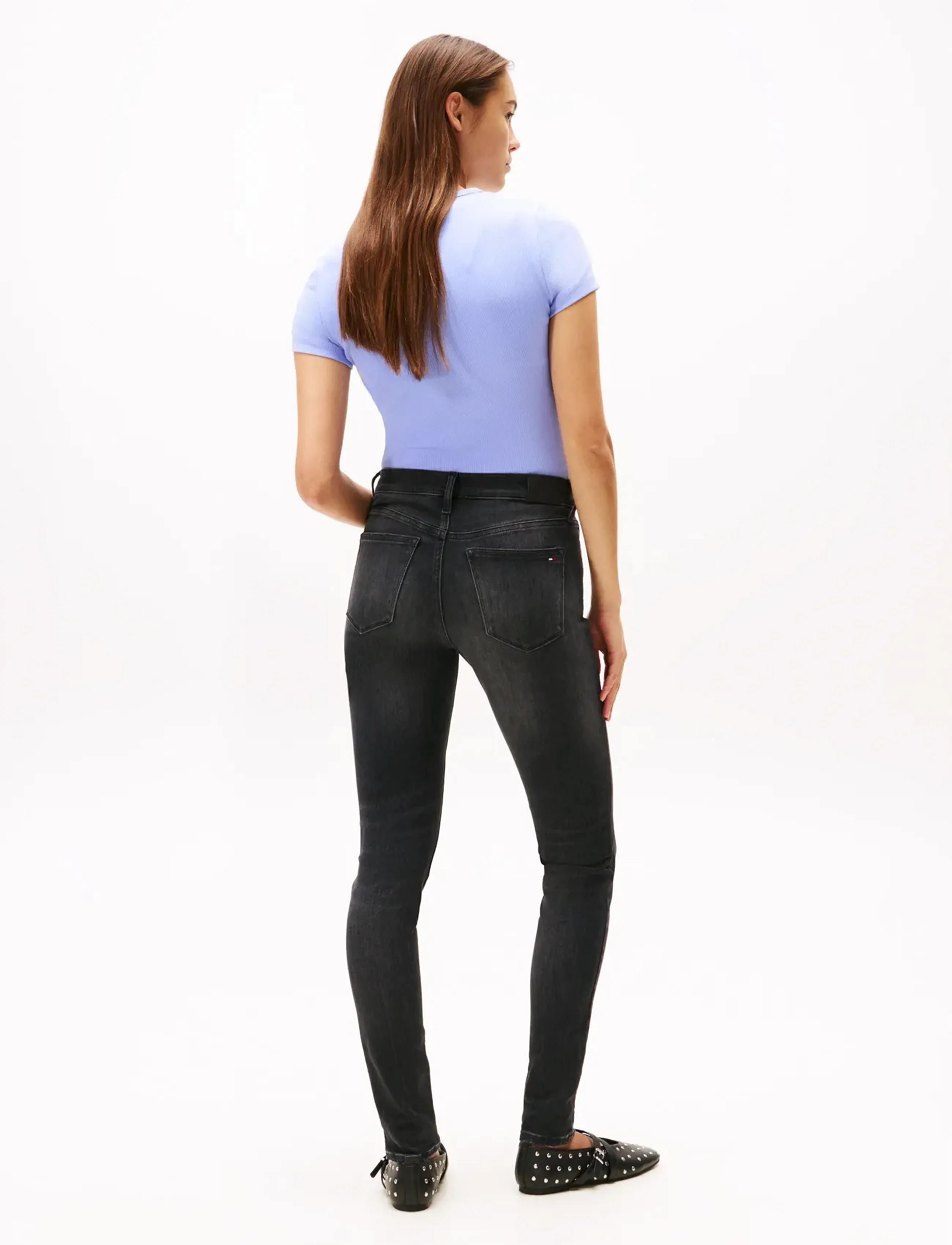 Tommy Jeans - NORA MD SKN DI1286 - jeans skinny - denim black - 2