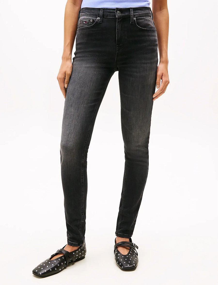 Tommy Jeans - NORA MD SKN DI1286 - jeans skinny - denim black - 4