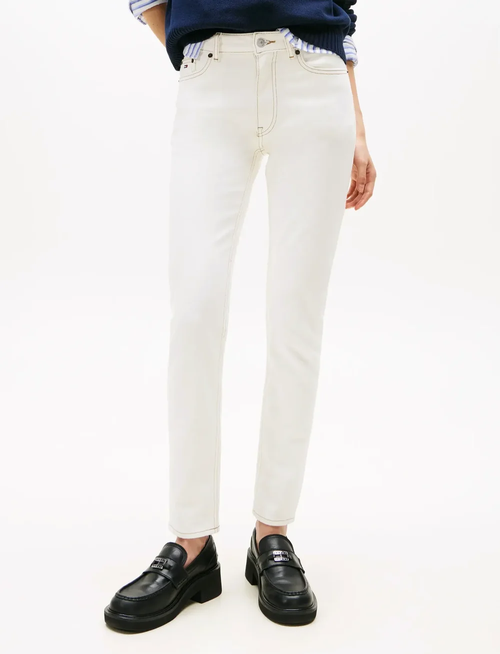 Tommy Jeans - LUCY MR SLIM DI4192 - skinny jeans - denim white 01 - 4