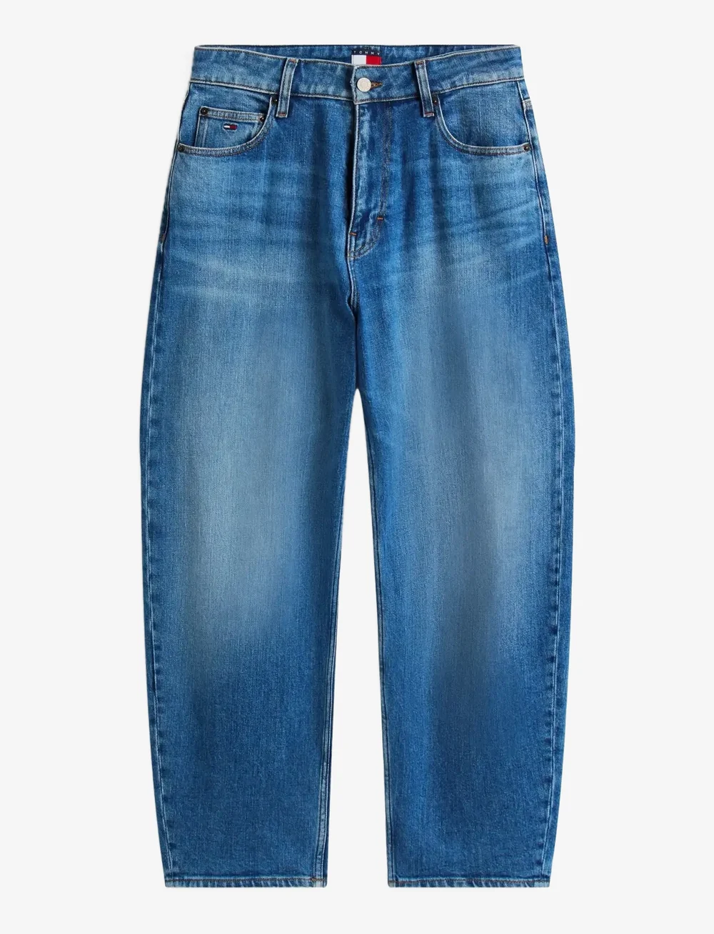 Tommy Jeans - JEANIE BALLOON  BI0134 - hosen mit weitem bein - denim medium - 1