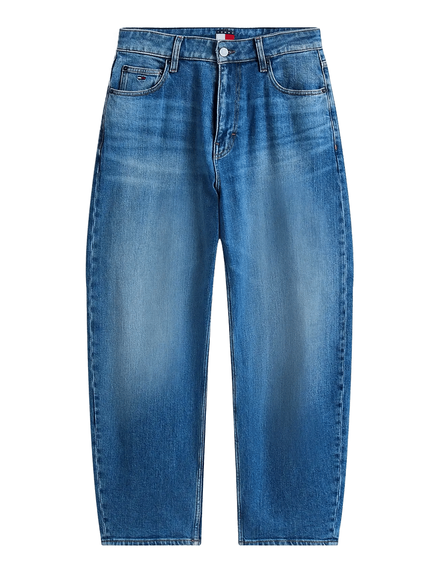 Tommy Jeans - JEANIE BALLOON BI0134 - hosen mit weitem bein - denim medium - 1