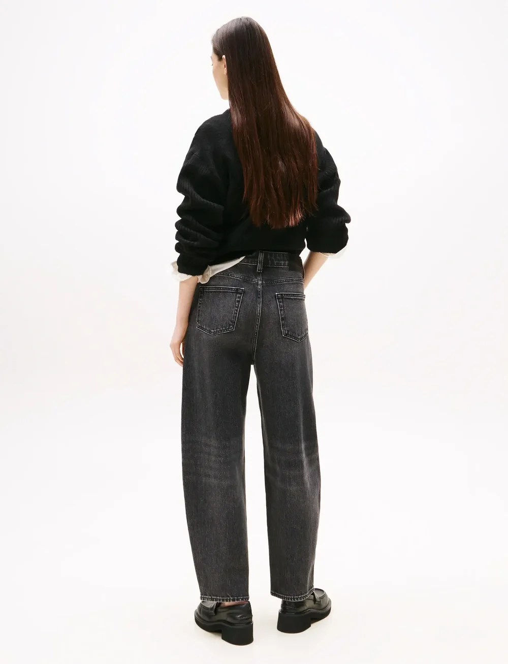 Tommy Jeans - JEANIE BALLOON BI0187 - barrel jeans - denim black - 2