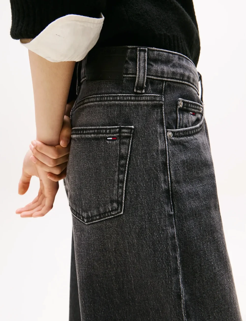 Tommy Jeans - JEANIE BALLOON BI0187 - barrel jeans - denim black - 3