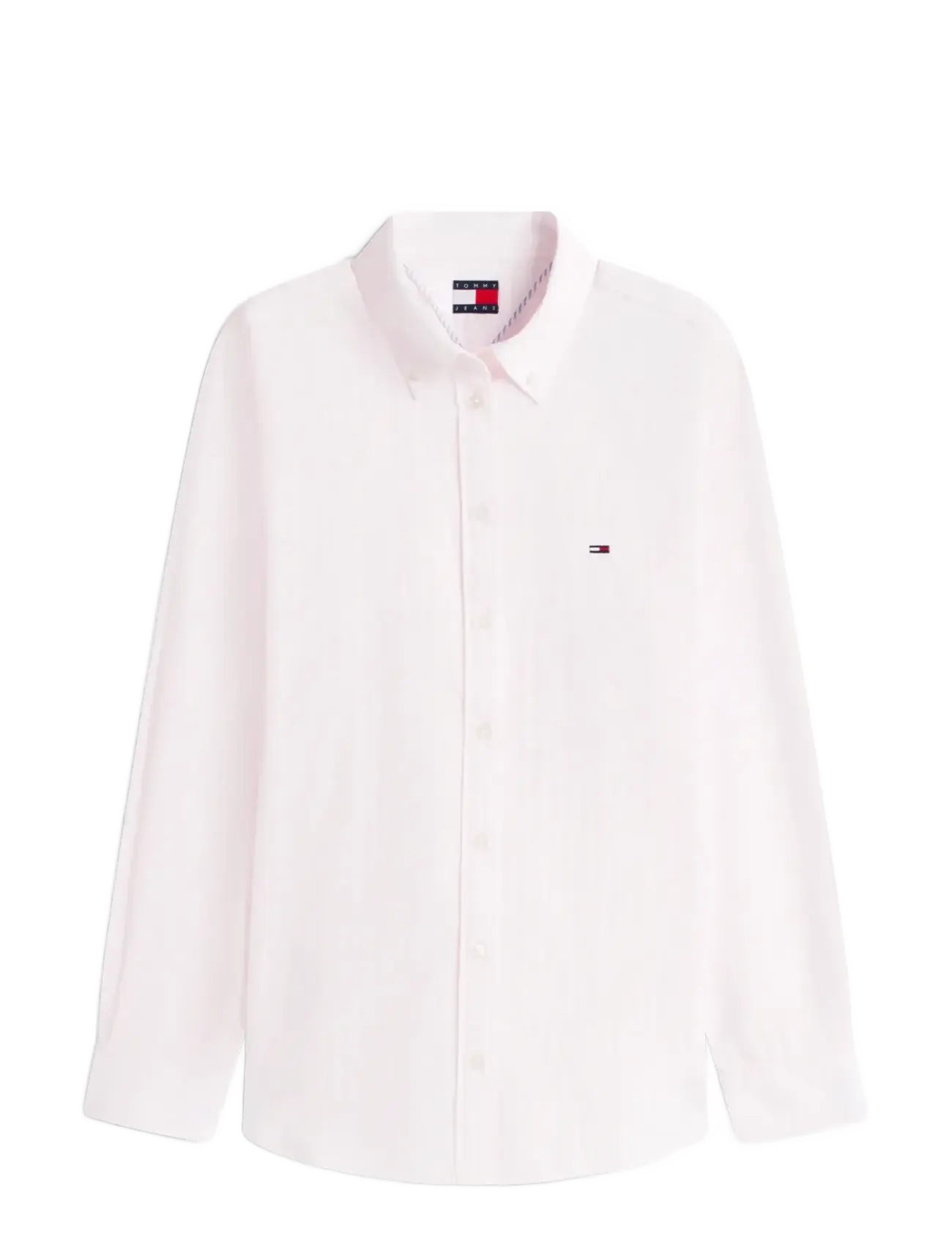 Tommy Jeans TJW REG POPLIN SHIRT EXT - Tommy Jeans - PEARLY PINK   STRIPE / pink/rose