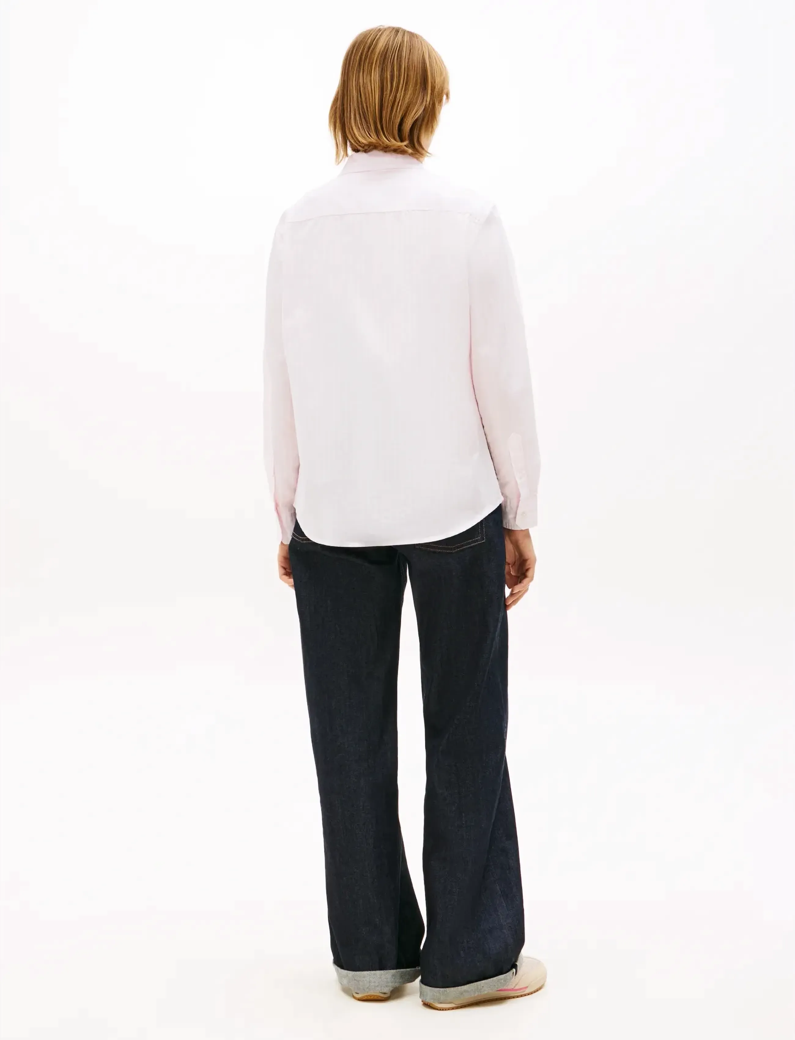 Tommy Jeans - TJW REG POPLIN SHIRT EXT - langærmede skjorter - pearly pink   stripe - 2