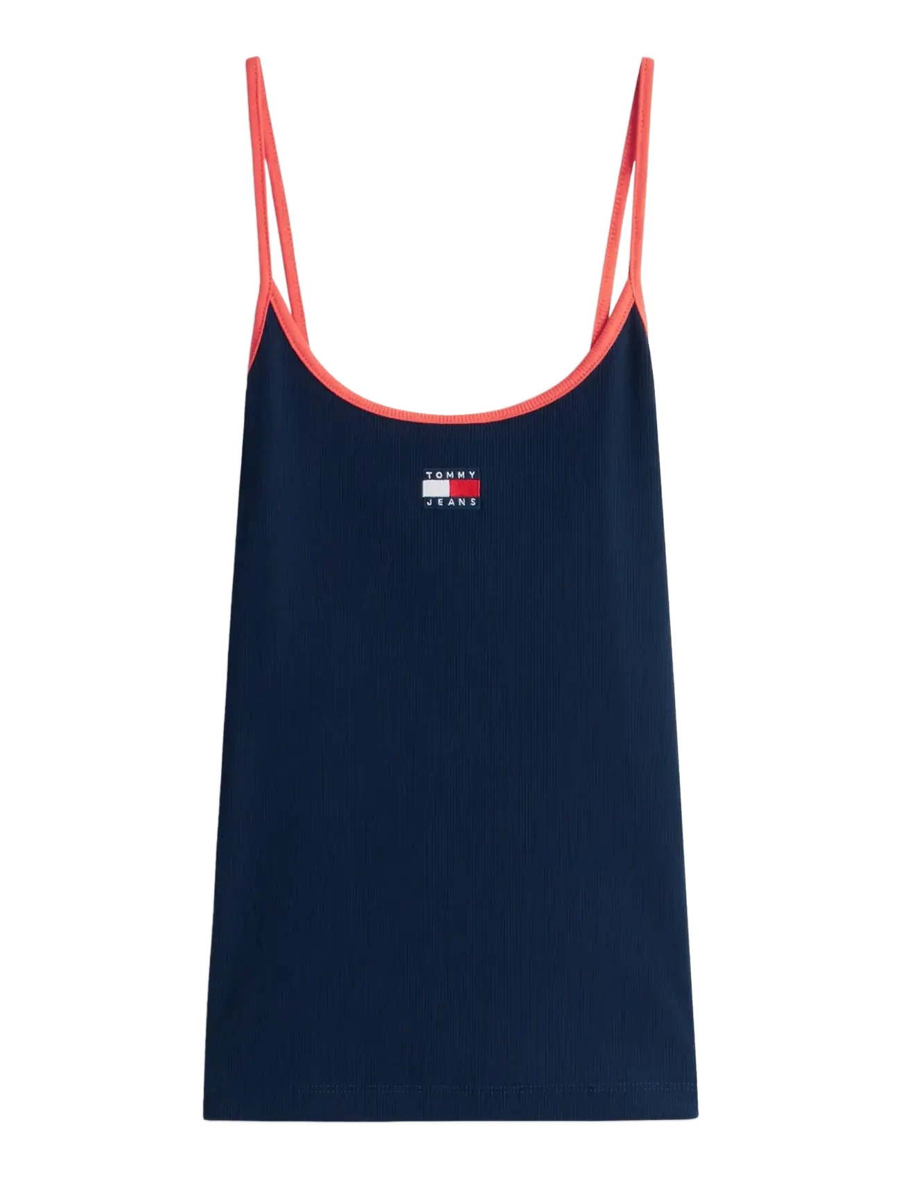 Tommy Jeans TJW SLIM BADGE STRAPPY TOP - Lägsta priserna - DARK NIGHT NAVY / navy