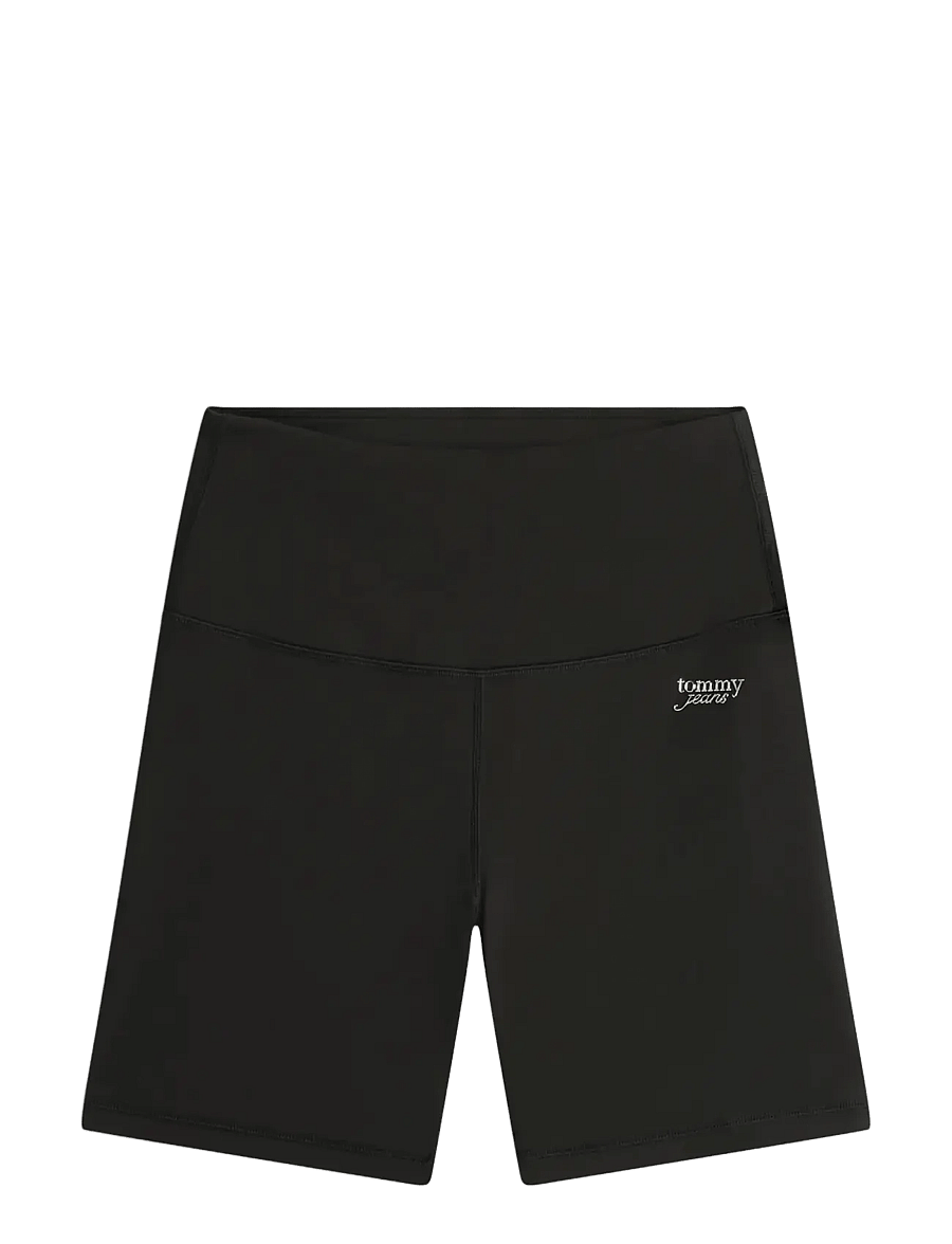 Tommy Jeans - TJW BIKER SHORTS - training tights - black - 1