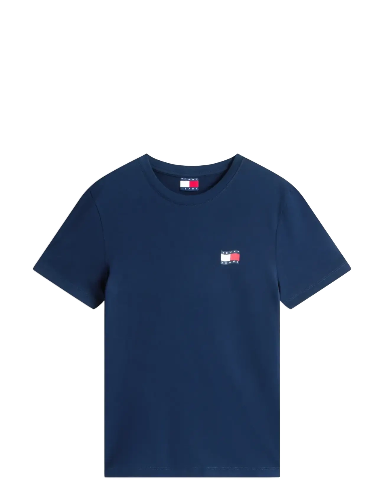 TOMMY JEANS Tjw Reg Wavy Flag Ss Tee Ext Navy - L - Damen