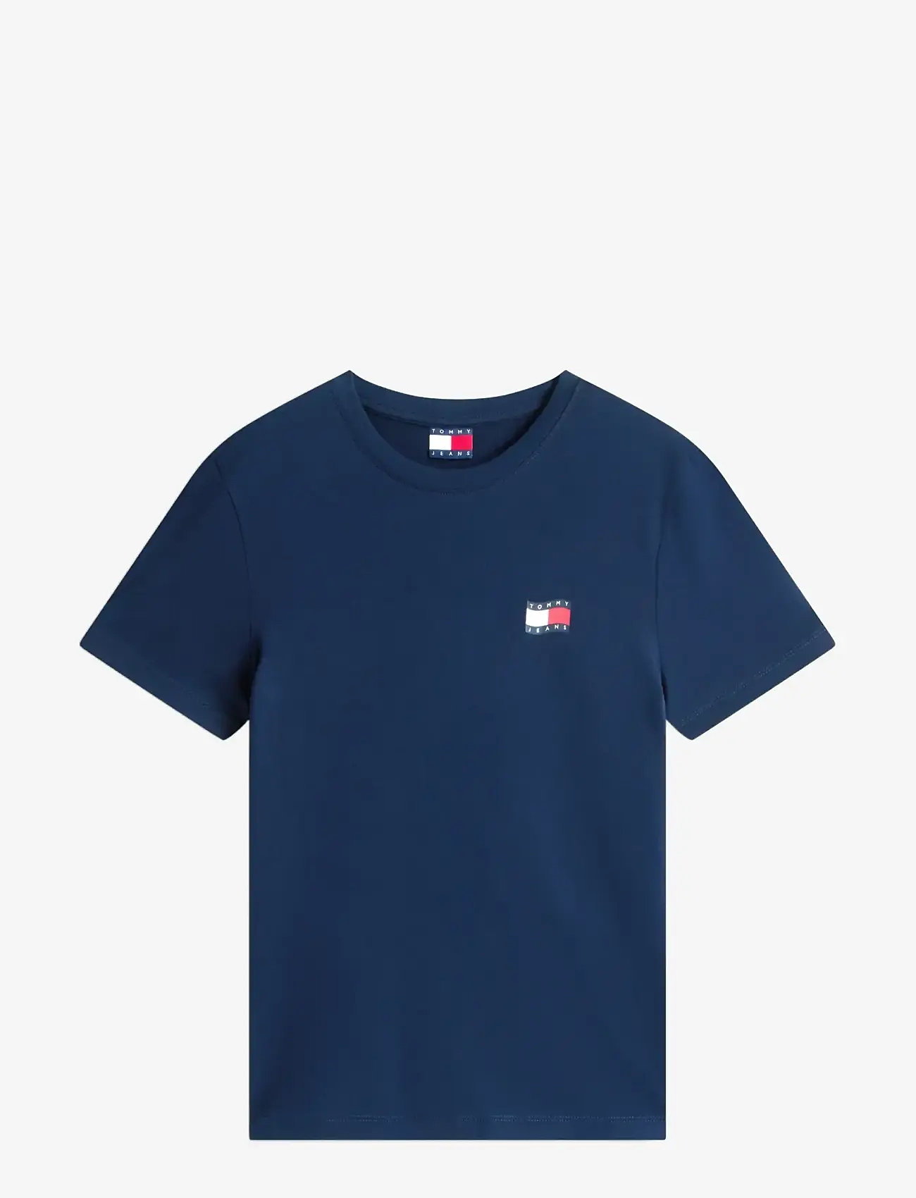 Tommy Jeans - TJW REG WAVY FLAG SS TEE EXT - t-shirts - dark night navy - 1