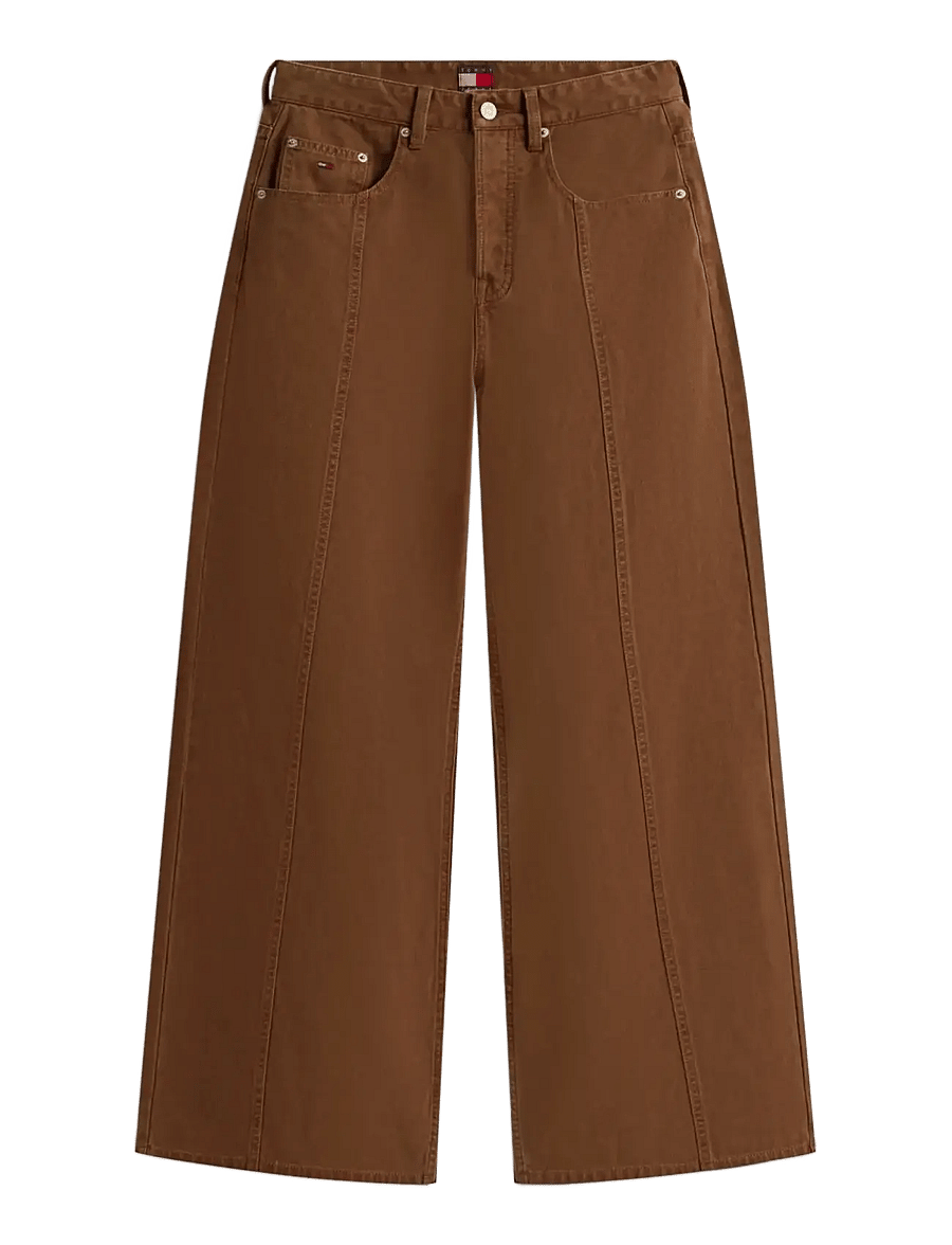 Tommy Jeans - TJW CHARLIE MR LOOSE GMD - brede jeans - chicory roast - 1