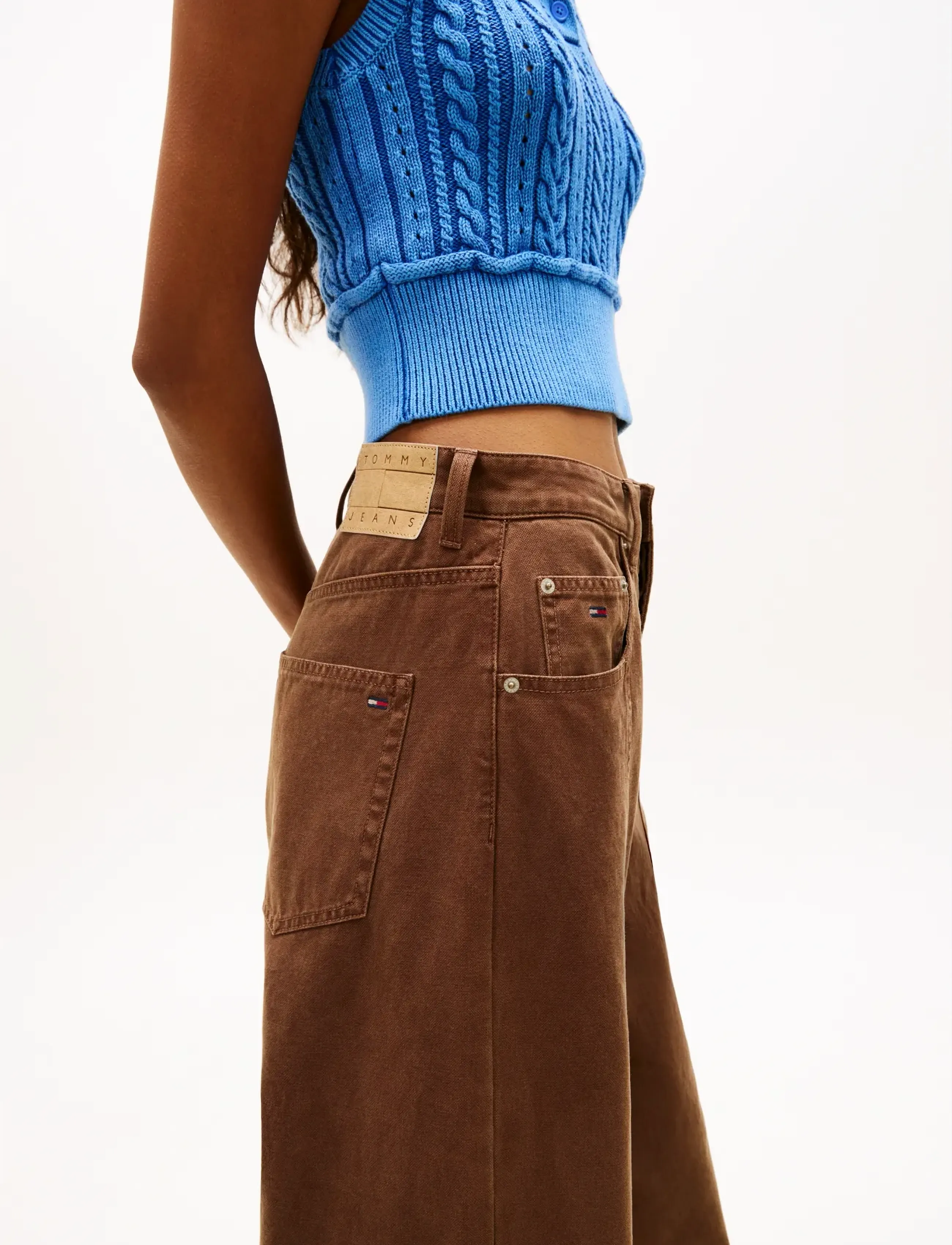 Tommy Jeans - TJW CHARLIE MR LOOSE GMD - brede jeans - chicory roast - 4