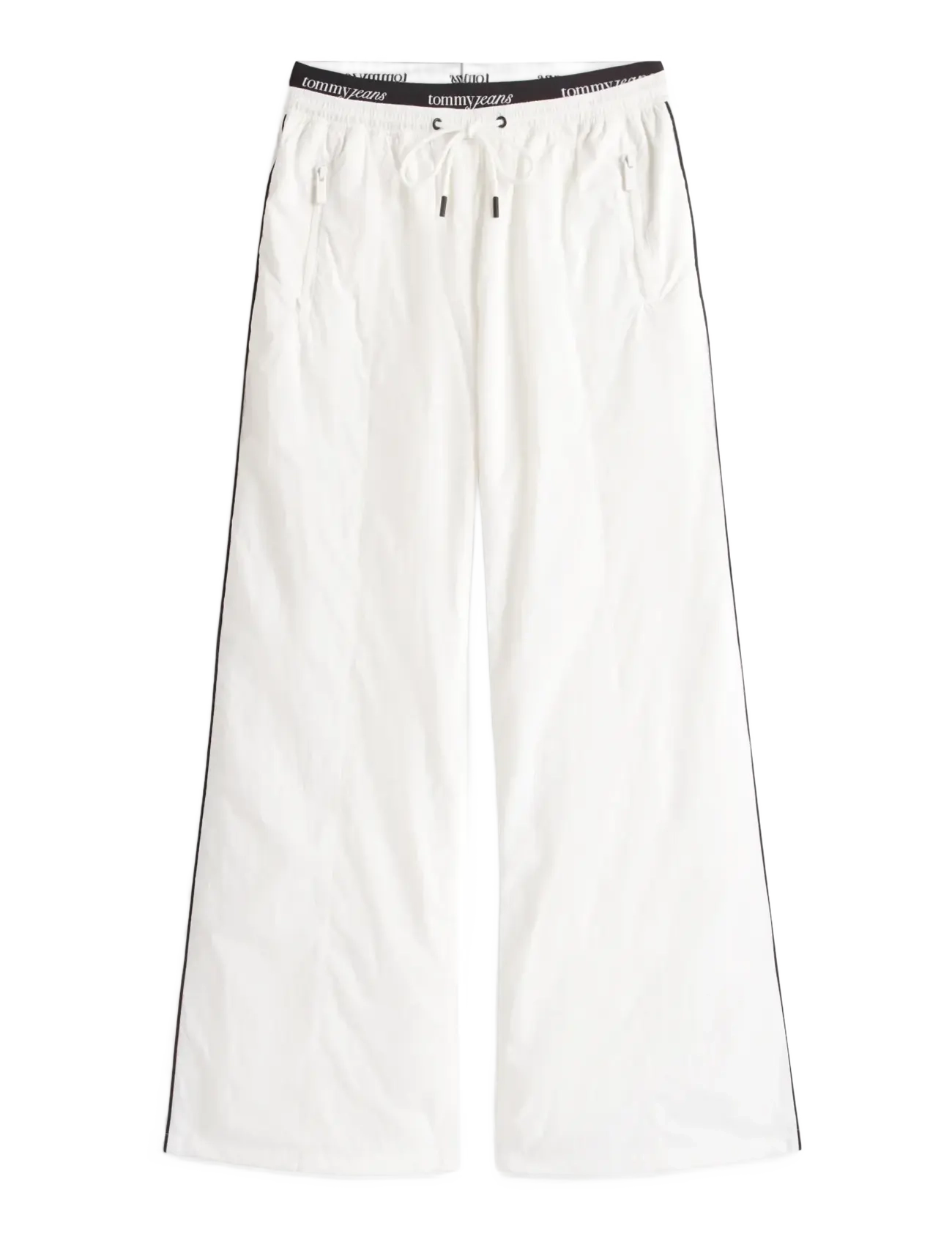 Tommy Jeans TJW WAISTBAND TRACK PANTS EXT - Jogginghosen - ECRU / white
