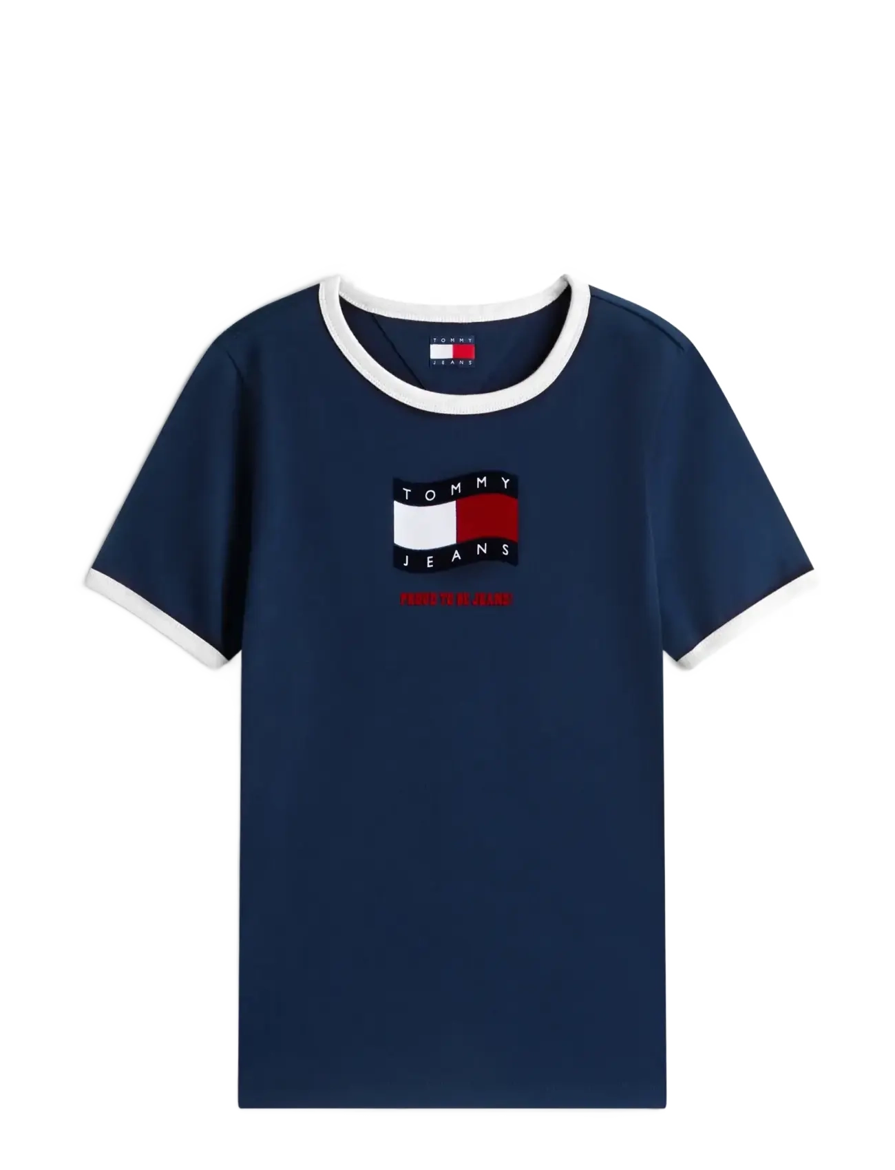 Tommy Jeans TJW REG NOVELTY RINGER EXT - Tommy Jeans - DARK NIGHT NAVY / navy