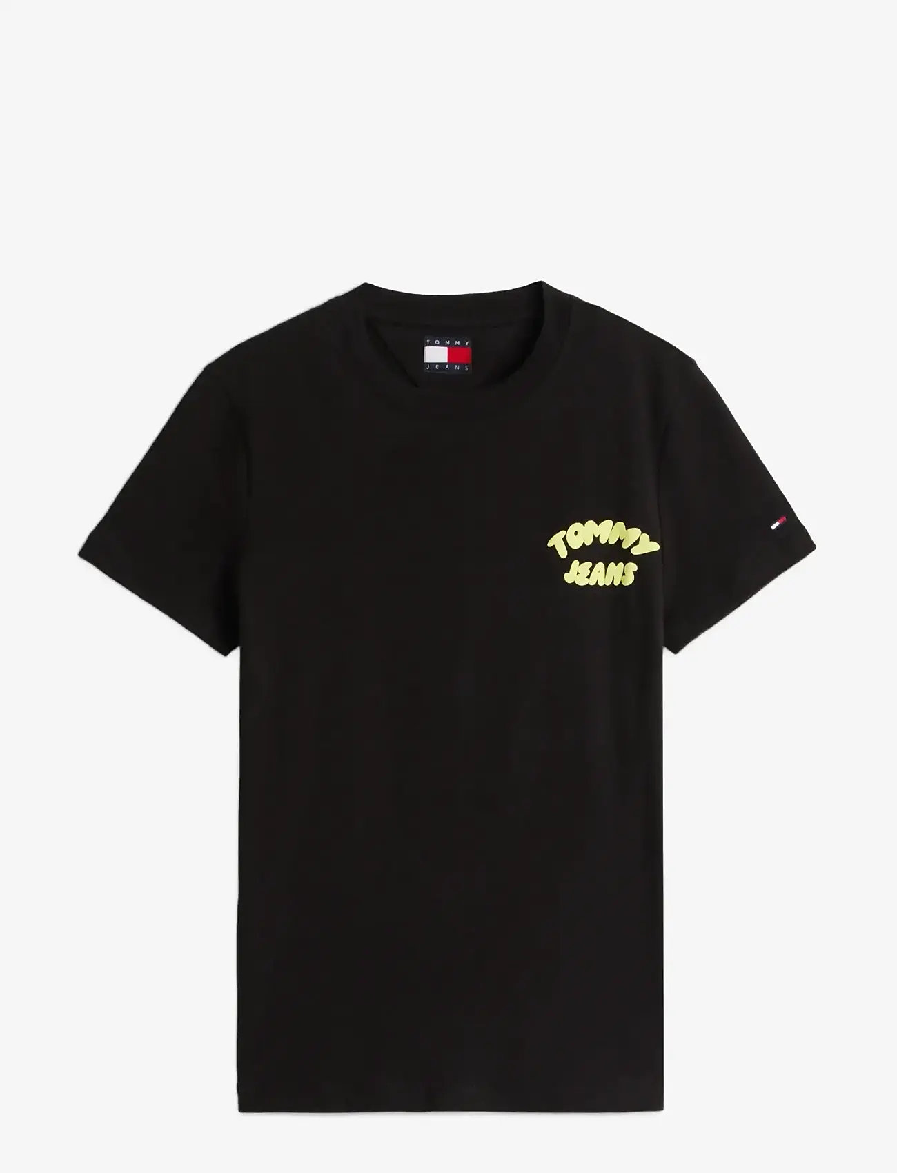 Tommy Jeans - TJW REG TJ BUBBLE SS TEE EXT - t-särgid - black - 1