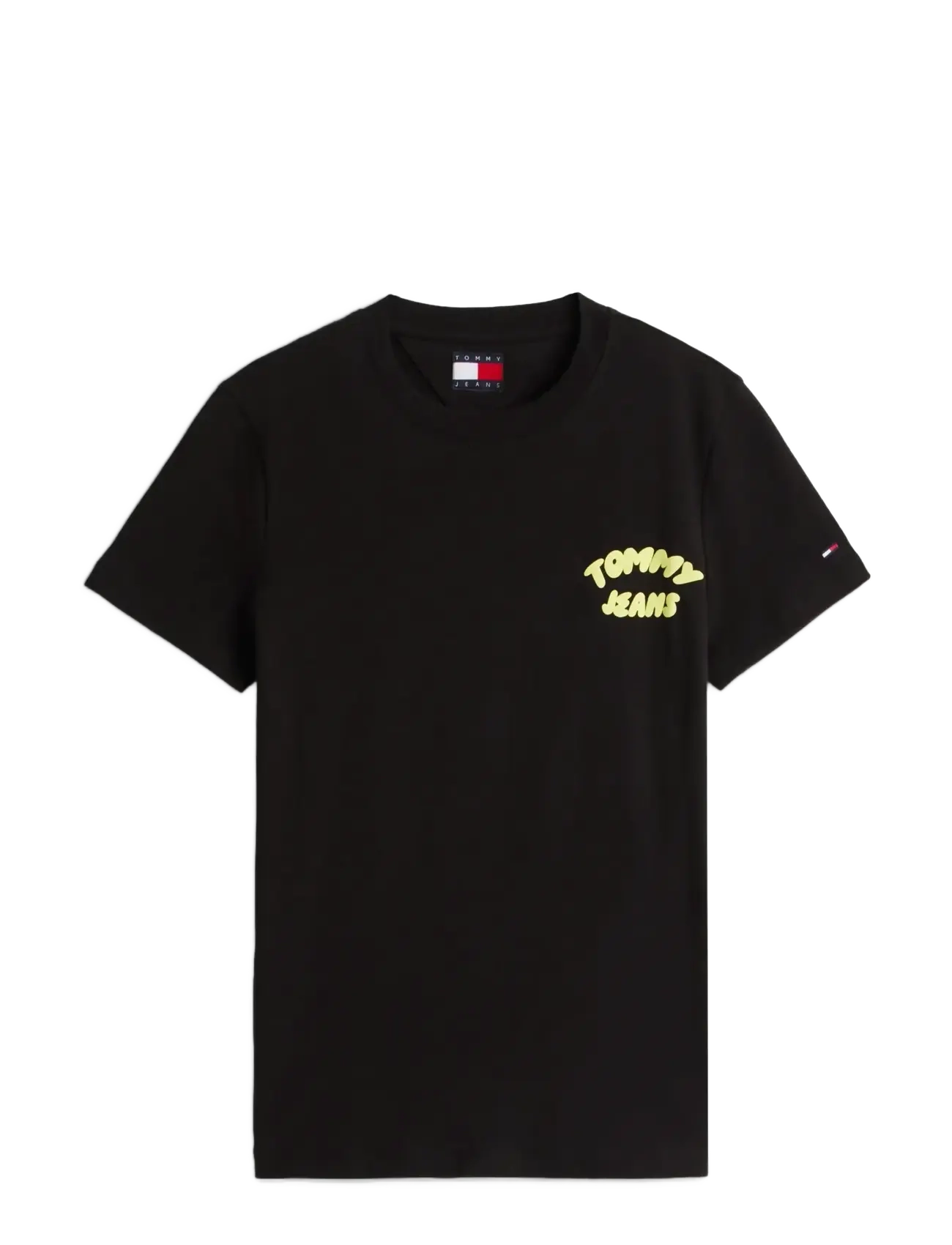 Tommy Jeans TJW REG TJ BUBBLE SS TEE EXT - Sommarfynd - BLACK / black
