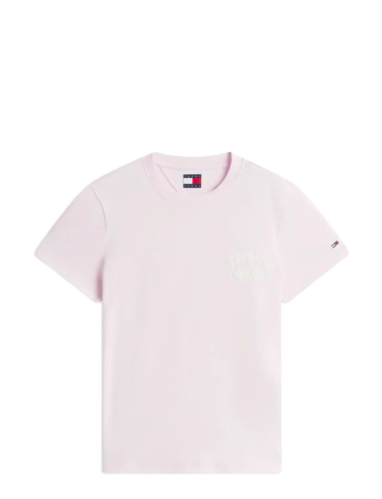 Tommy Jeans TJW REG TJ BUBBLE SS TEE EXT - Tommy Hilfiger - PEARLY PINK / pink/rose