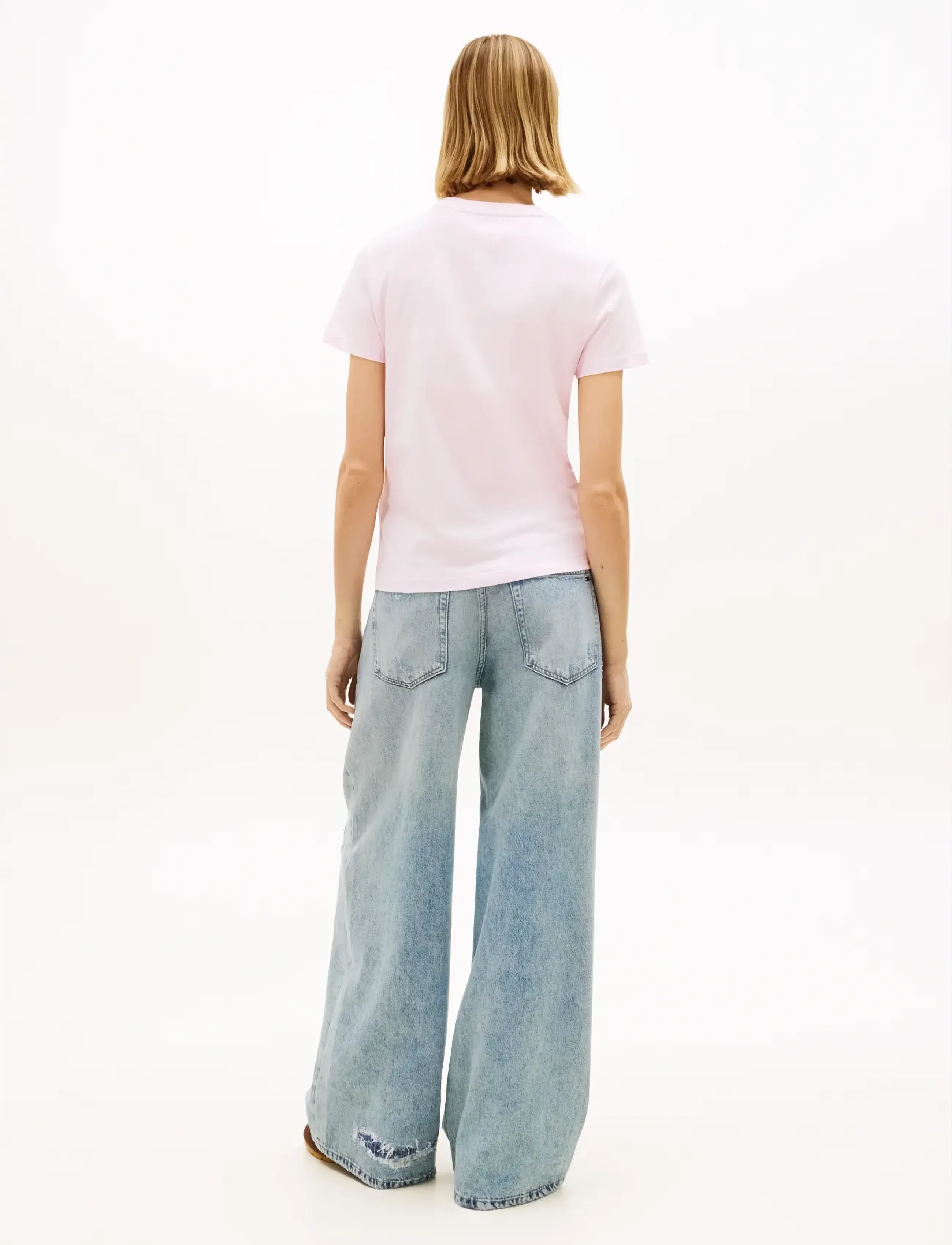 Tommy Jeans - TJW REG TJ BUBBLE SS TEE EXT - t-shirts - pearly pink - 2