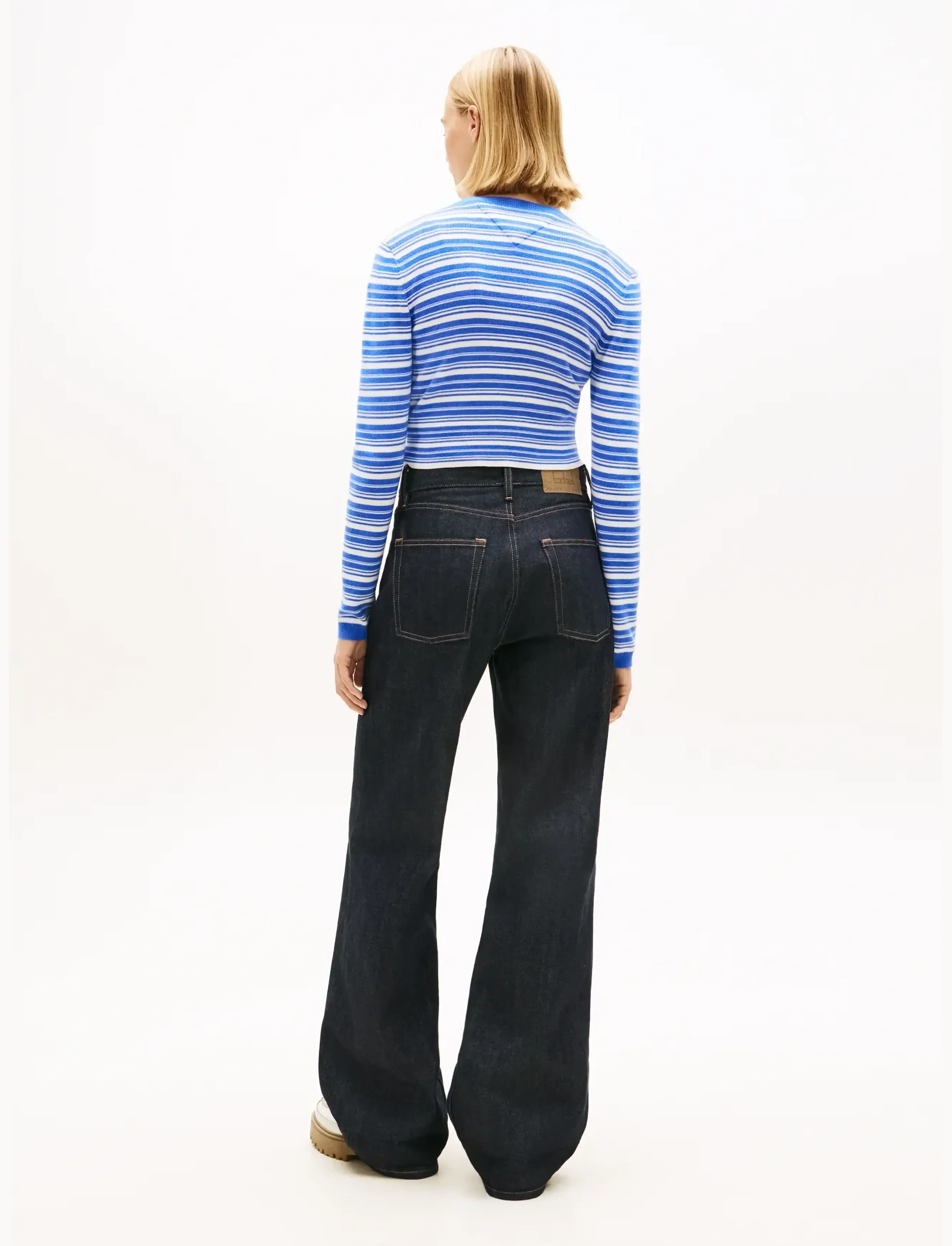 Tjw Crew Neck Stripe Cardi Ext 2
