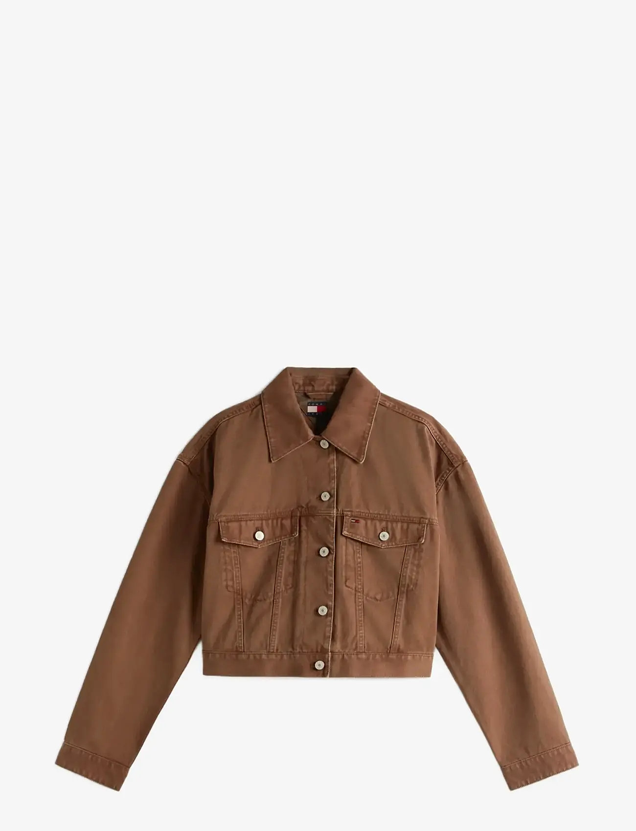 Tommy Jeans - TJW ESS COTTON GMD JACKET - forårsjakker - chicory roast - 1