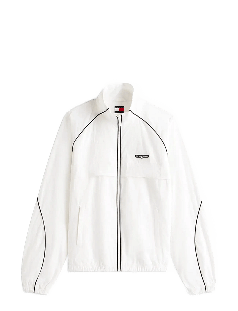 Tommy Jeans - TJW PIPING NYLON TRACK JACKET - sportjacken - ecru - 1
