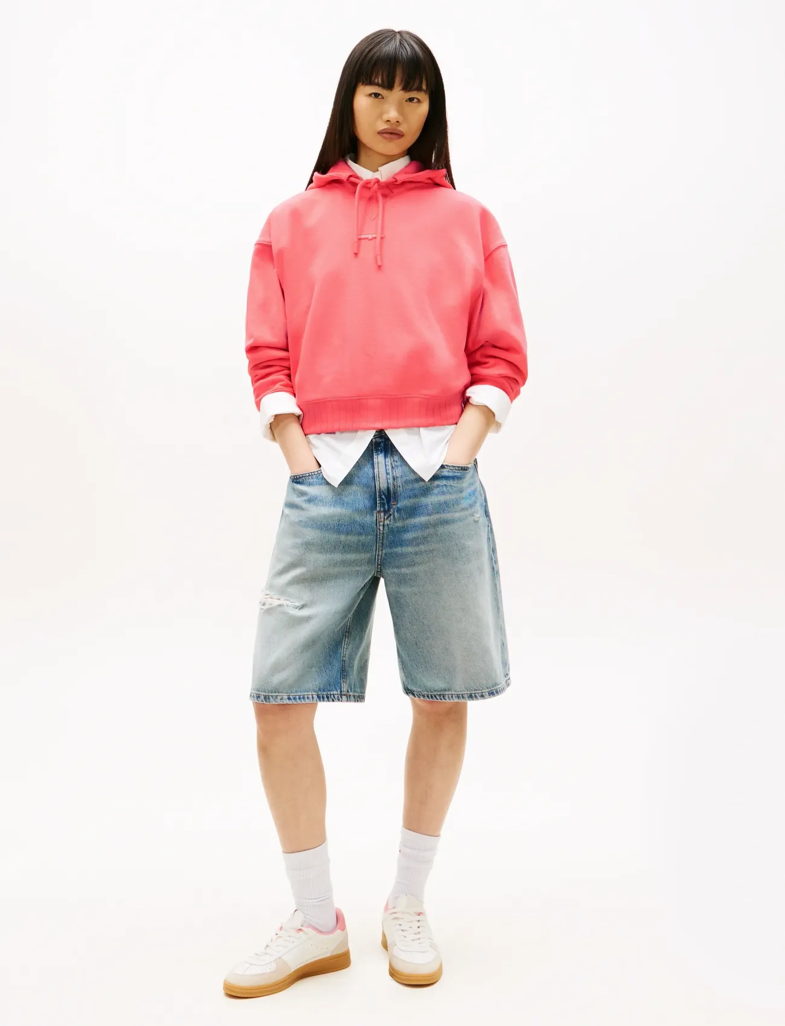 Tommy Jeans - TJW BXY SH SCRIPT LABEL HOODIE - kapuzenpullover - tropical blush - 3