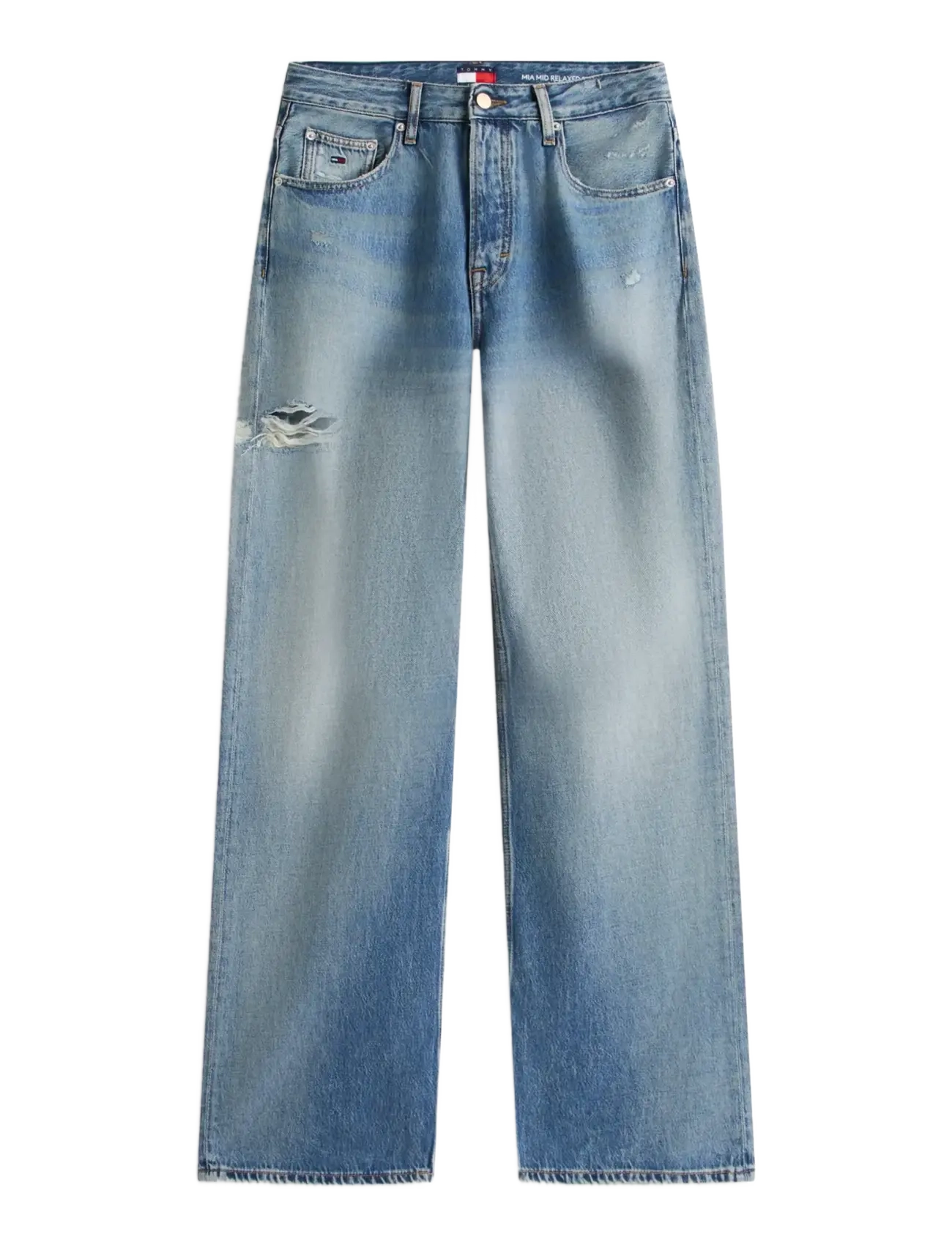 Tommy Jeans - MIA MR RLXD STR CBF BJ2038 - regular jeans - denim medium - 1