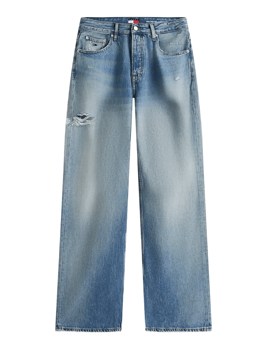 Tommy Jeans - MIA MR RLXD STR CBF BJ2038 - regular jeans - denim medium - 1