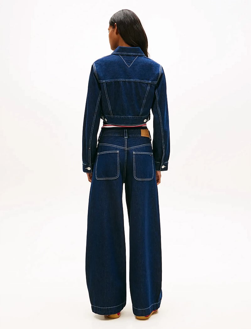 Tommy Jeans - ZIP THROUGH JACKET BJ6058 - kevadjoped - denim dark - 2