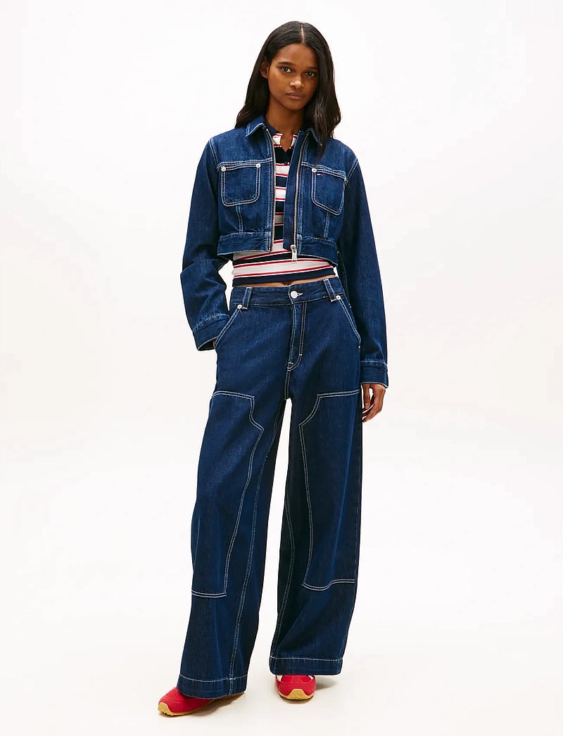 Tommy Jeans - ZIP THROUGH JACKET BJ6058 - kevadjoped - denim dark - 3