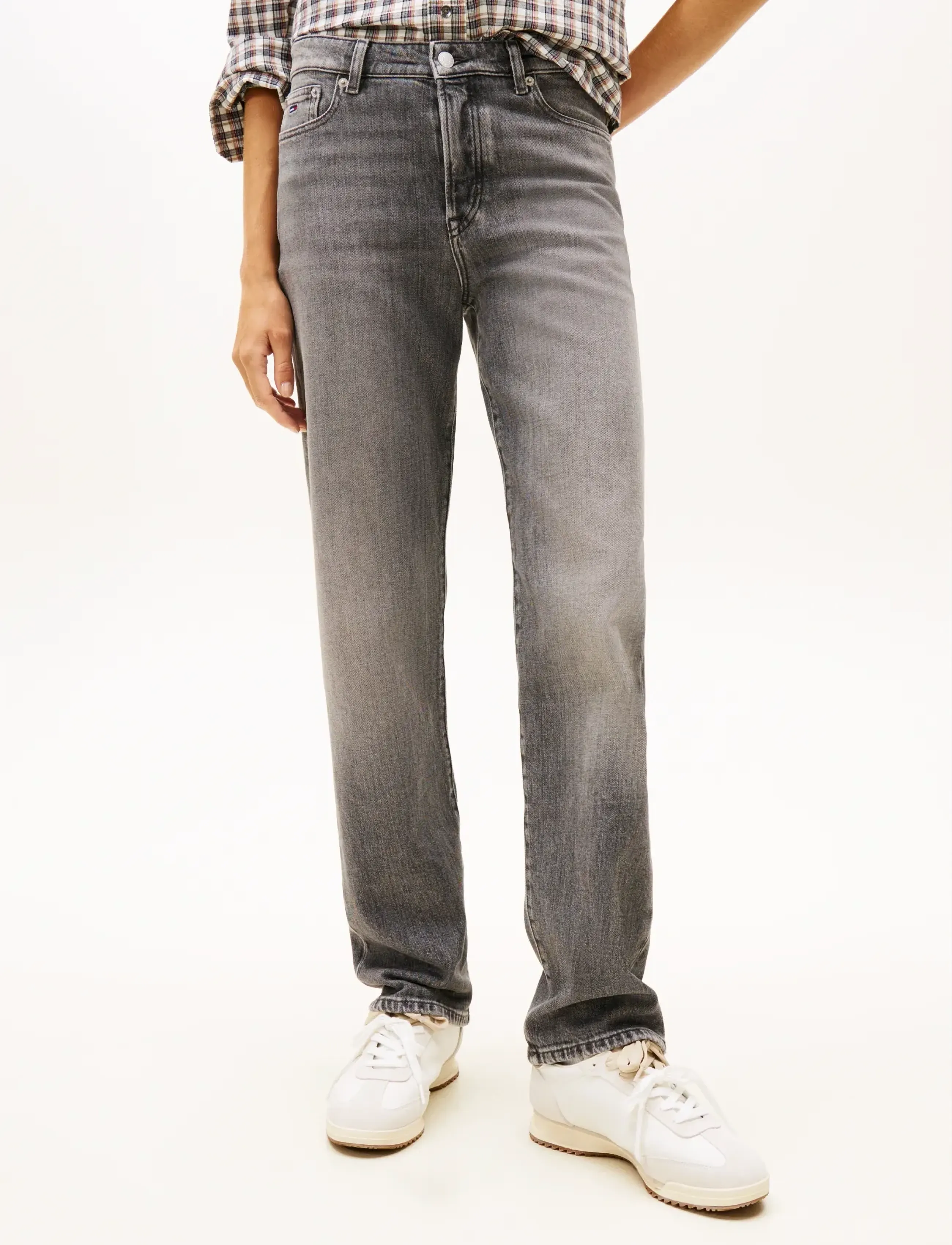 Tommy Jeans Kira Mr Slim Str Cbf Bi0177, 26 x 32, Jeans, Grau - Slim, Frauen