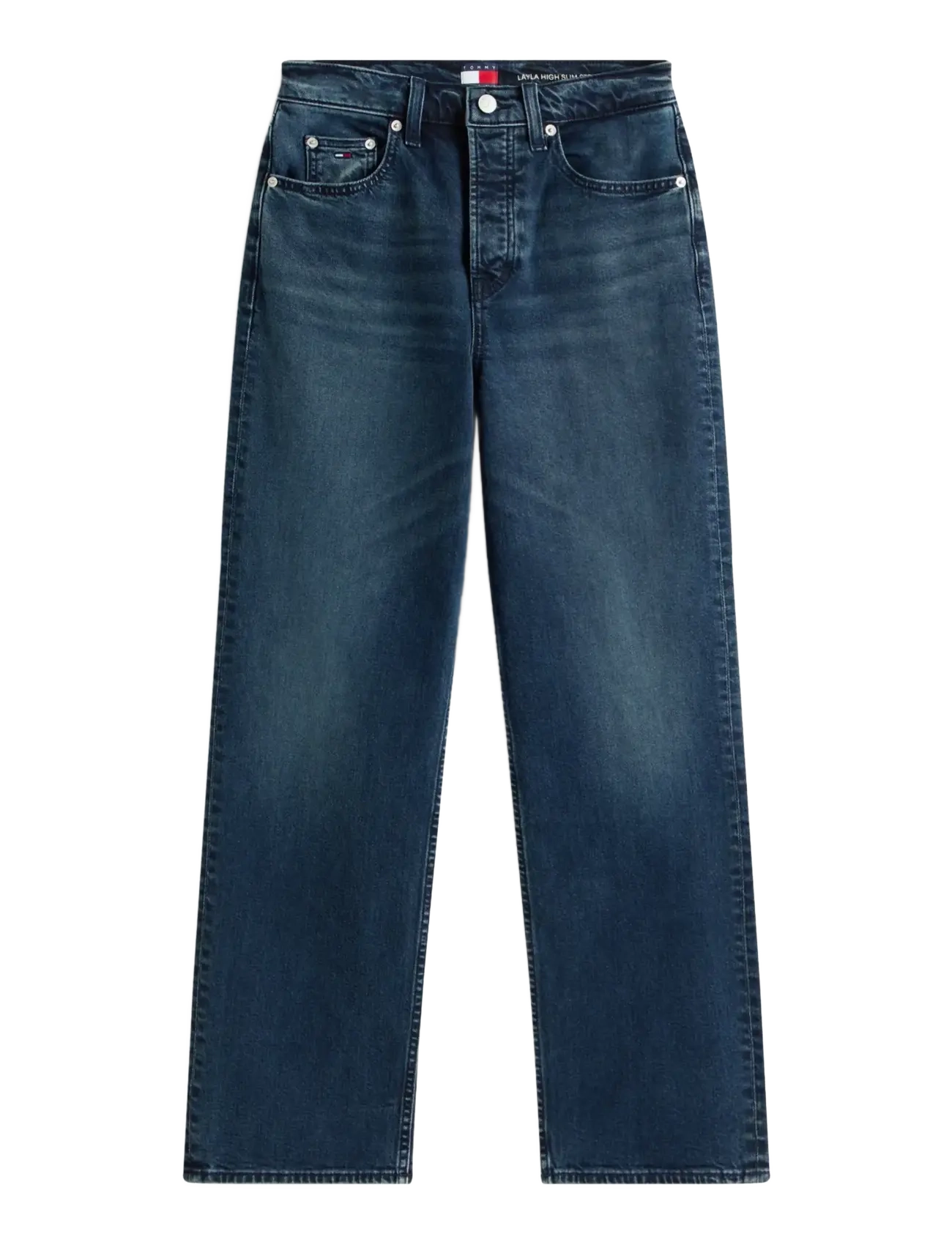 Tommy Jeans LAYLA HR SLIM STR CBF EI5162 - Straight jeans - DENIM BLUE BLACK / blue