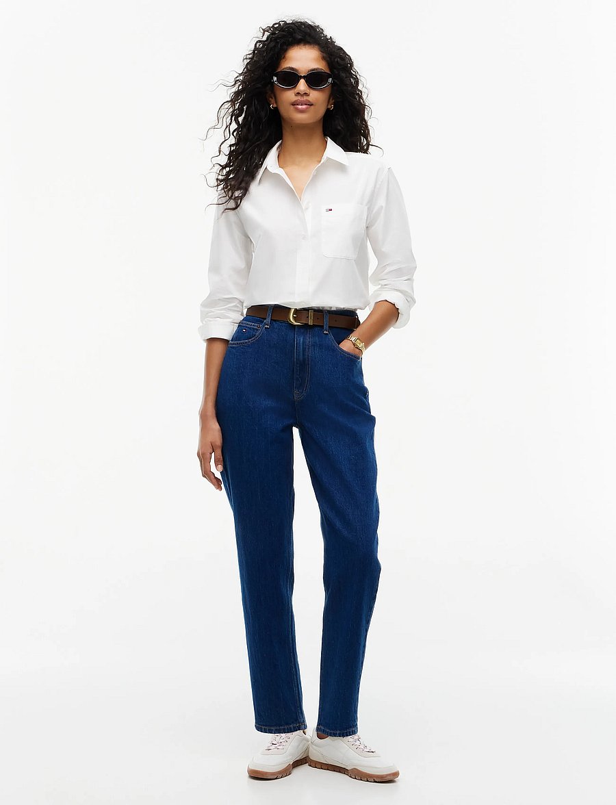 Tommy Jeans - 90S MOM HIGH TAPERED AI4159 - regular jeans - denim dark - 3