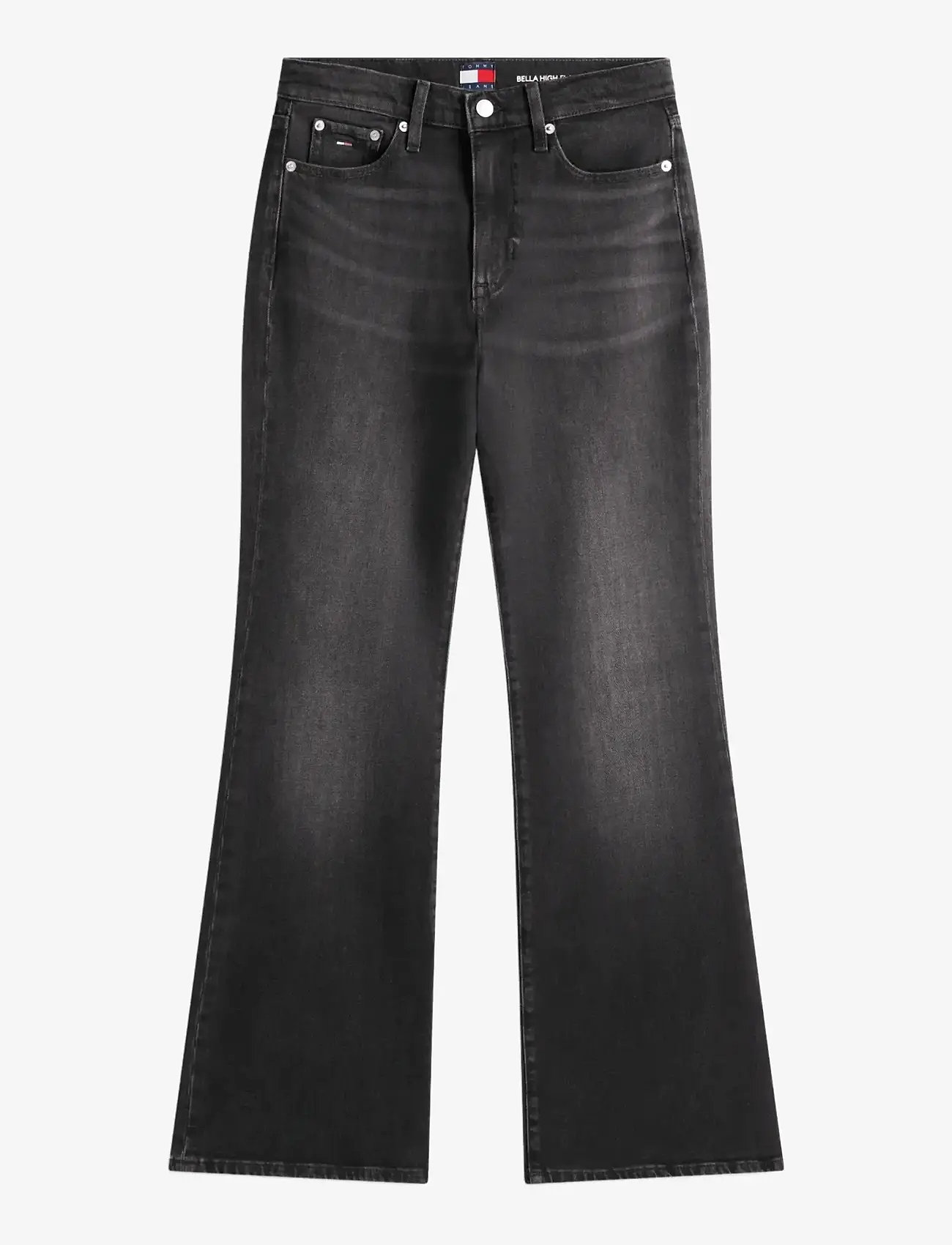 Tommy Jeans - BELLA HGH FLR BI5181 - schlaghosen - denim black - 1