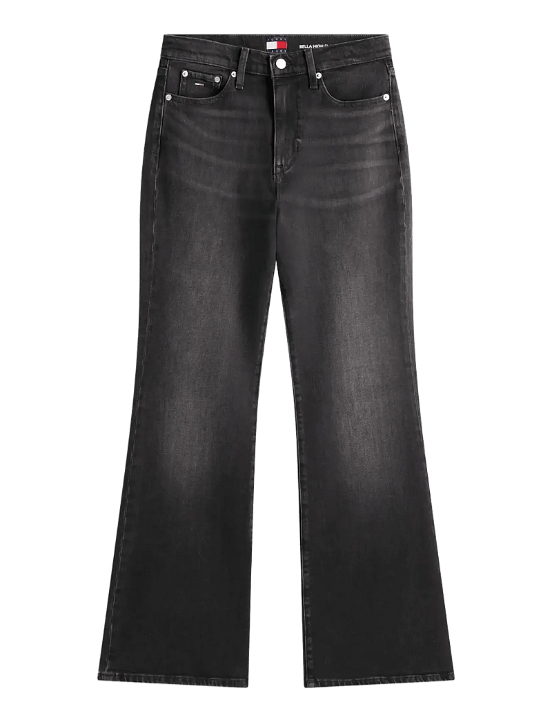 Tommy Jeans - BELLA HGH FLR BI5181 - schlaghosen - denim black - 1