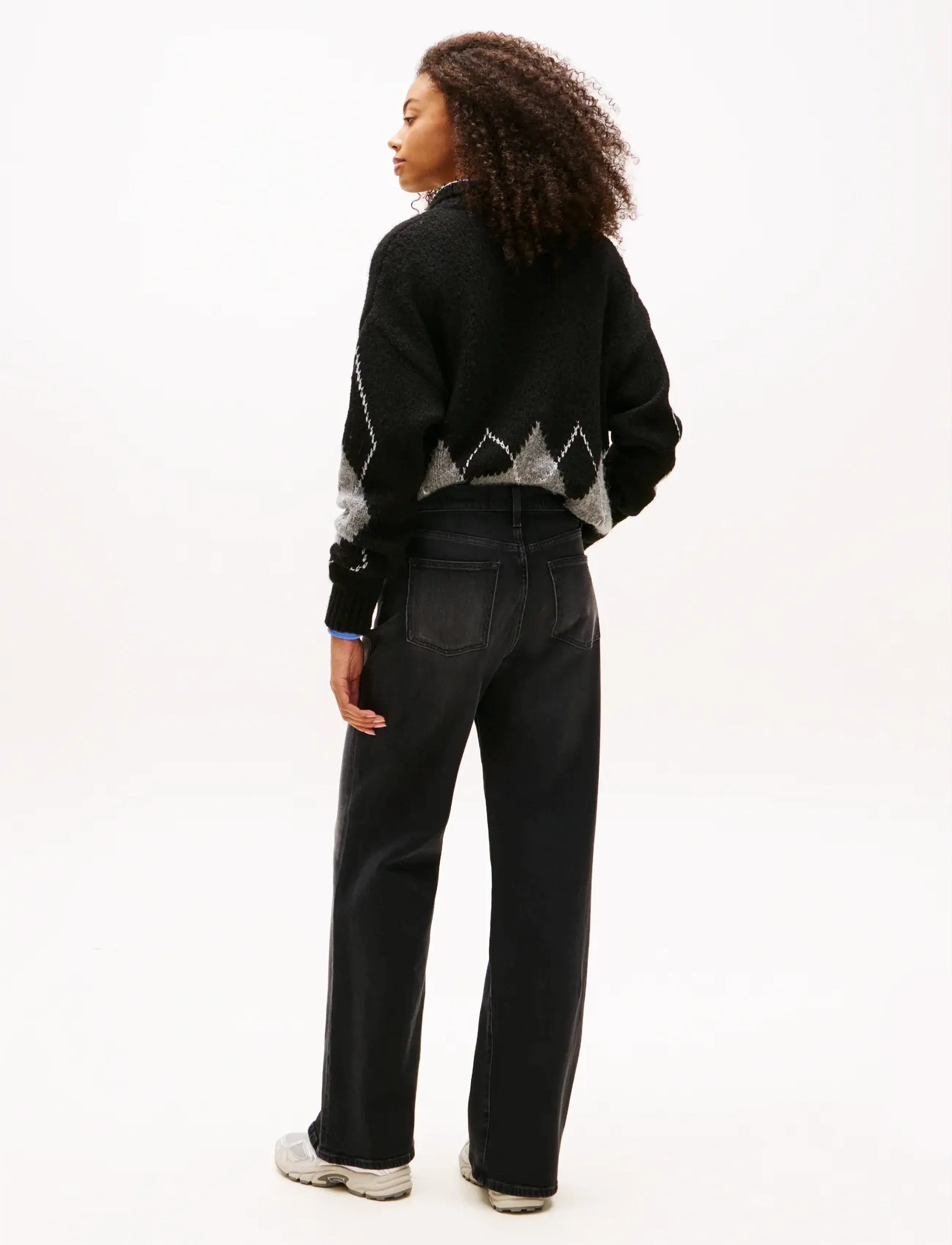 Tommy Jeans - BELLA HGH FLR BI5181 - jeans évasés - denim black - 2